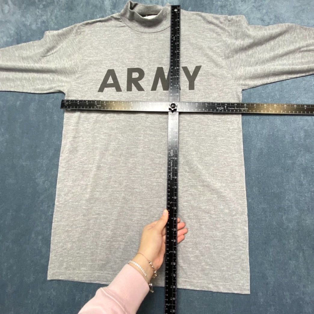 Vintage VINTAGE US Army T Shirt Men Small Gray Physical Fitness Uniform IPFU Long Sleeve Size US S / EU 44-46 / 1 - 6 Thumbnail