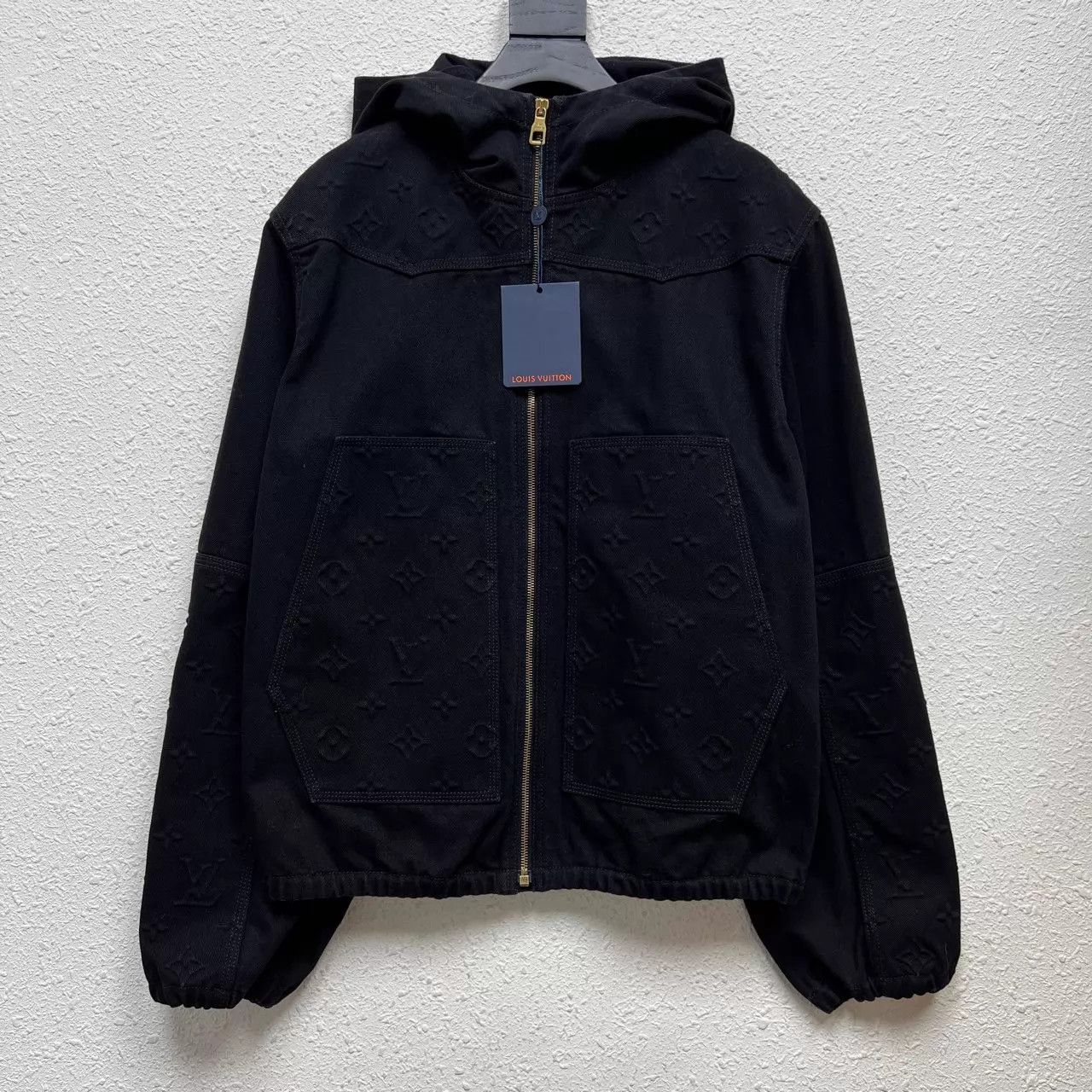 Louis Vuitton LV embossed logo denim lumberjack zip jacket 48 new Size US M / EU 48-50 / 2 - 1 Thumbnail