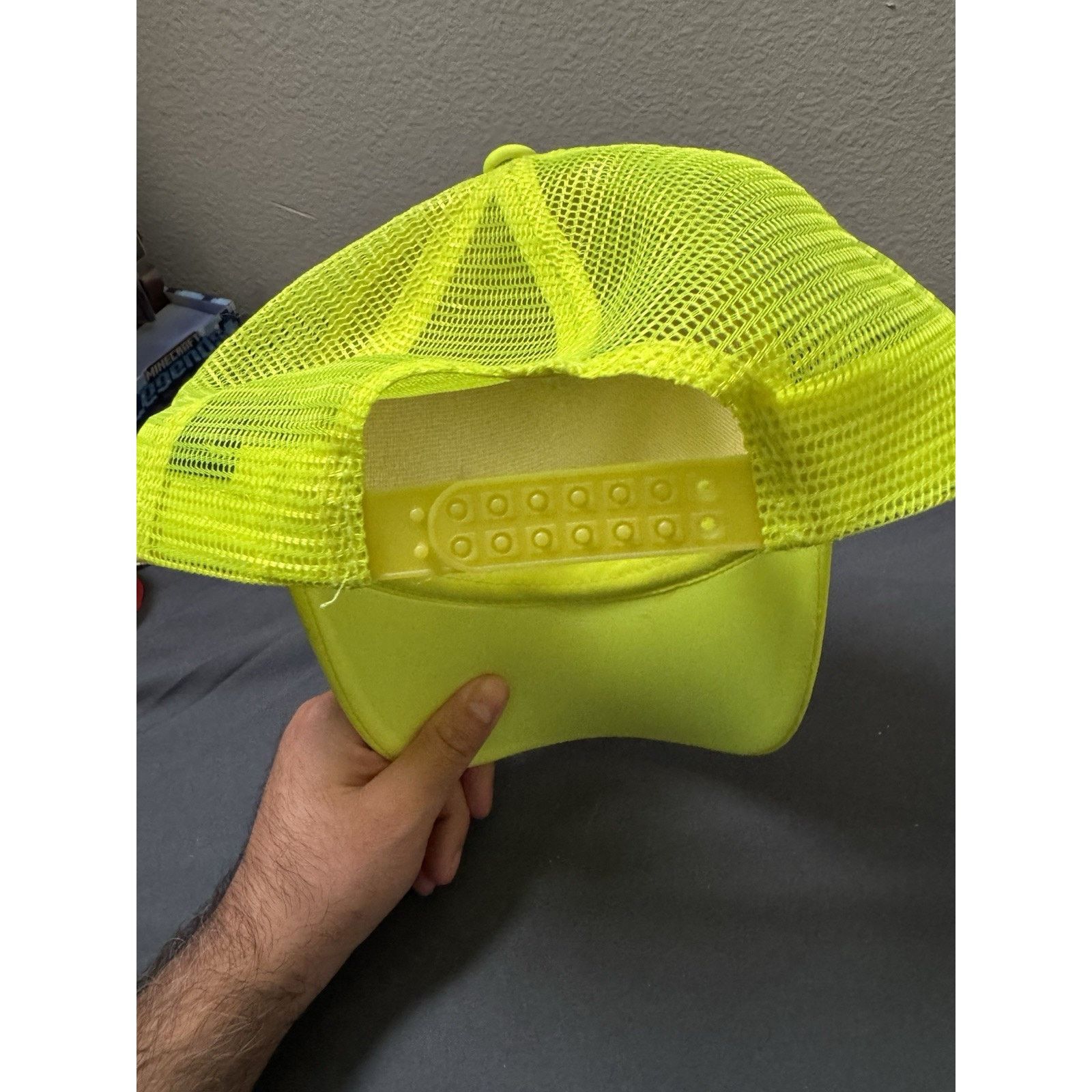 Other Neon Yellow Vintage South Padre Island Fishing Trucker Hat Size ONE SIZE - 8 Thumbnail