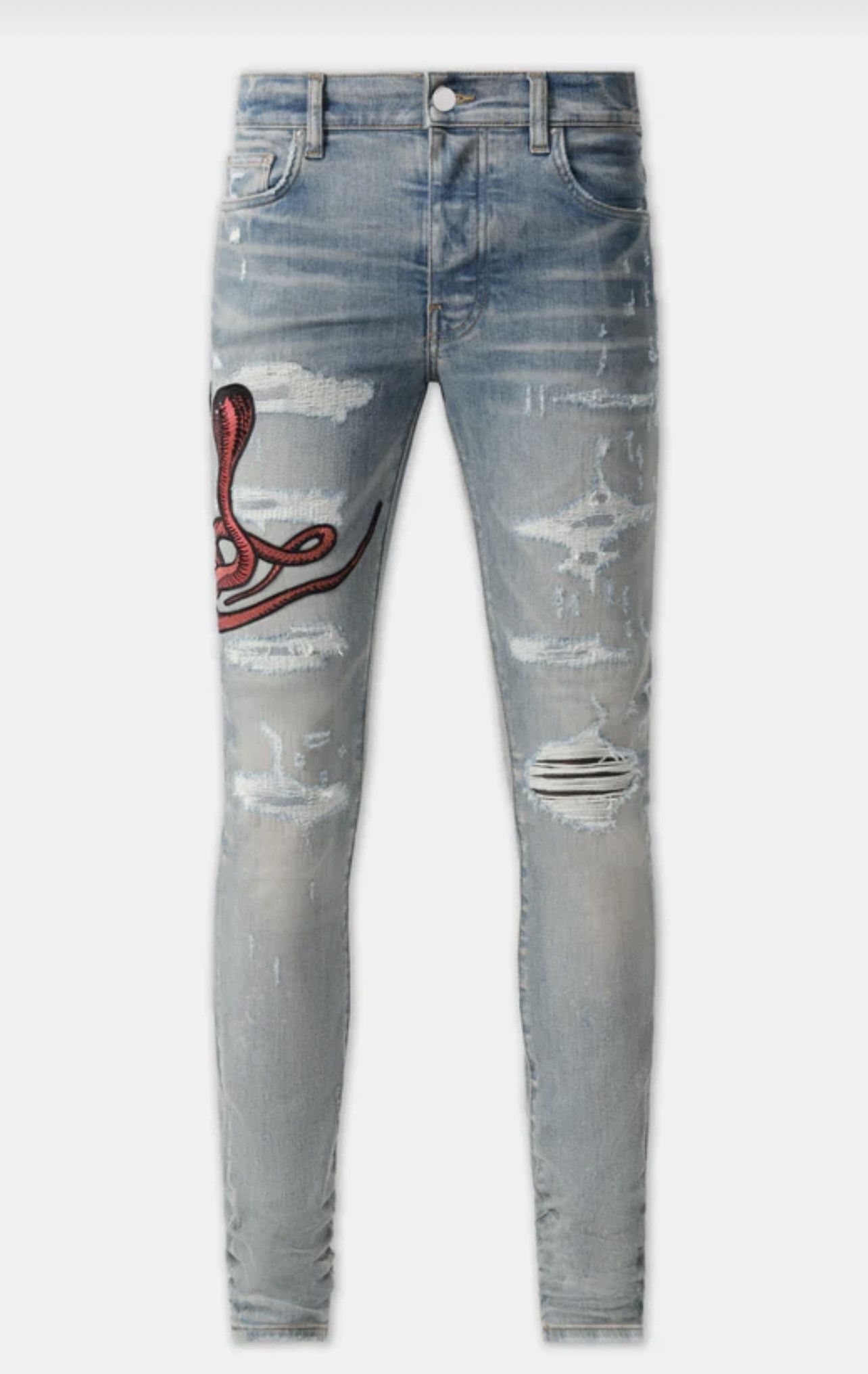 Amiri Amiri snake denim brand new Size US 33 - 1 Preview