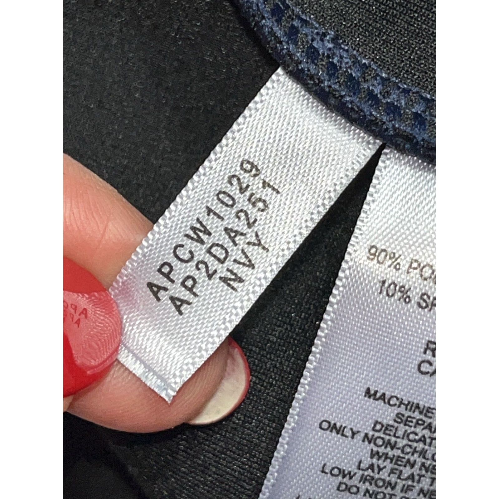 Andrew Marc Andrew Marc BLUE PANTS WOMENS LARGE Super Soft Pull On straight Leg Dress Pants Poly Spandex Size 36" / US 14 / IT 50 - 6 Thumbnail