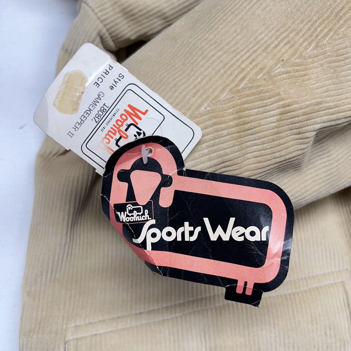 Vintage × Woolrich Woolen Mills VTG Woolrich Jacket Coat Corduroy Wool Lined Plaid Beige Size US S / EU 44-46 / 1 - 12 Thumbnail