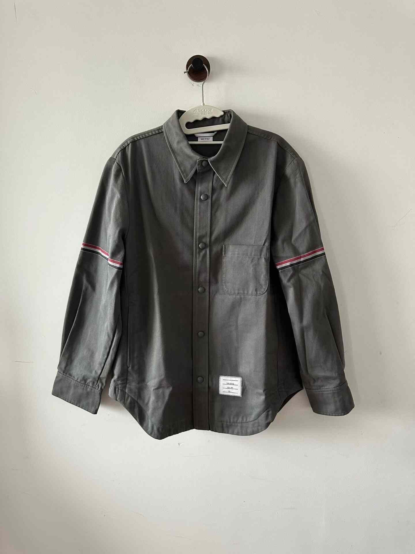 Thom Browne Thom Browne Double Sleeve Shirt Jacket Size US S / EU 44-46 / 1 - 1 Thumbnail