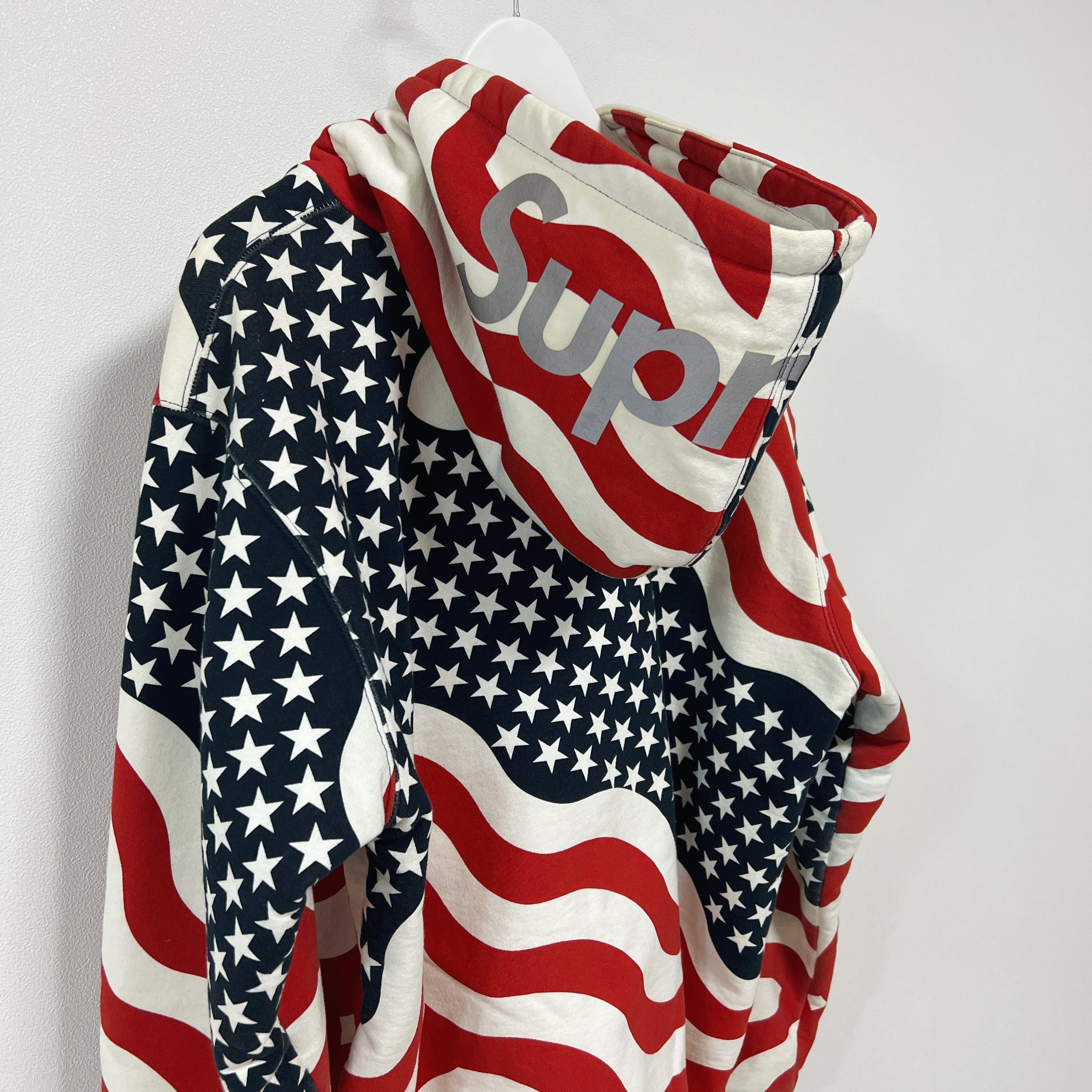 Supreme Supreme 14FW USA 3M Reflective Logo Thermal Zip Up Hoodie Size US XL / EU 56 / 4 - 3 Thumbnail