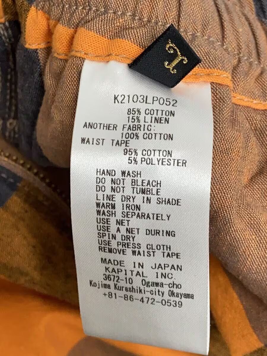 Kapital Plaid Straight Leg Pants Size US 30 / EU 46 - 4 Thumbnail