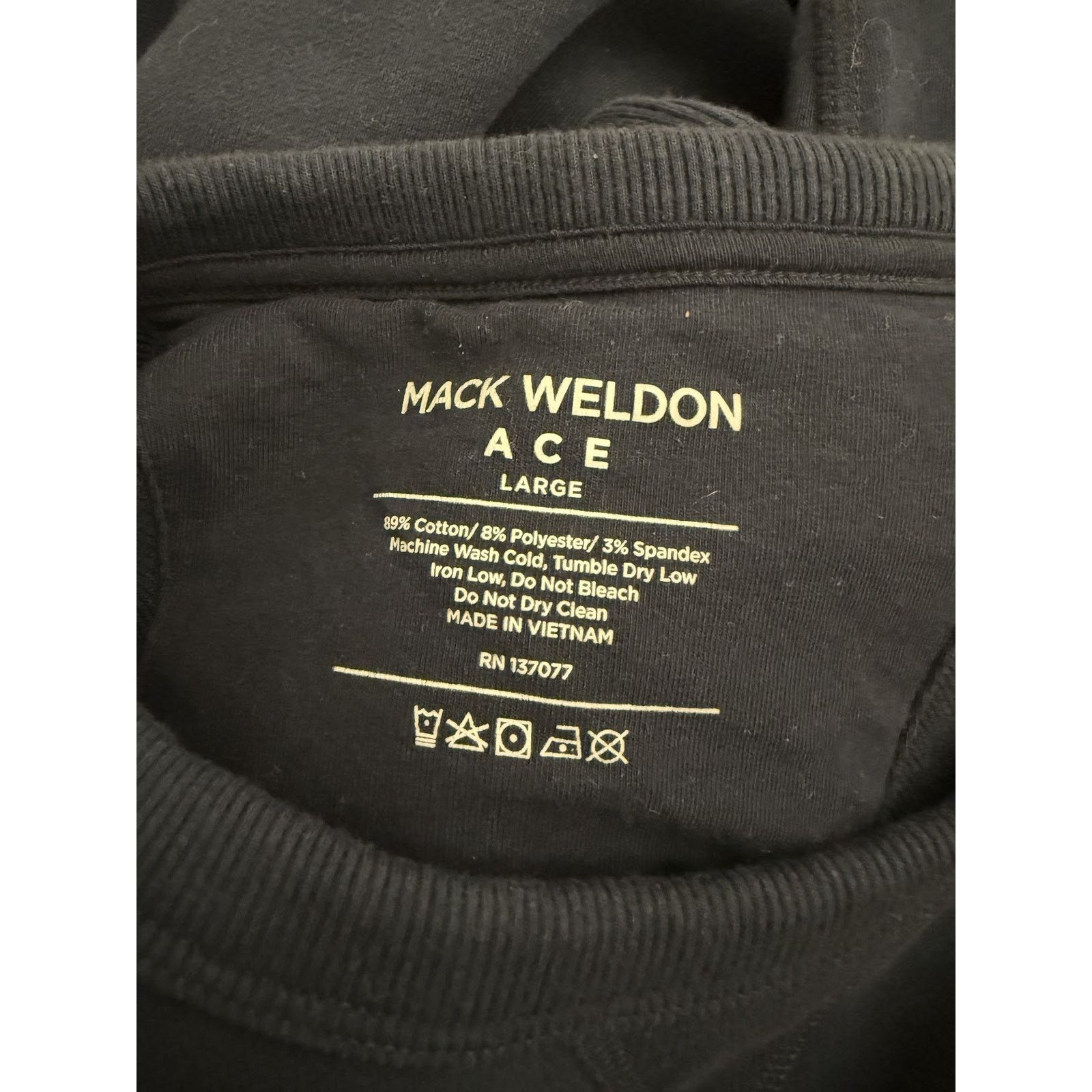 Other Mack Weldon Ace Crew Neck Sweatshirt Navy Blue Size US L / EU 52-54 / 3 - 4 Thumbnail