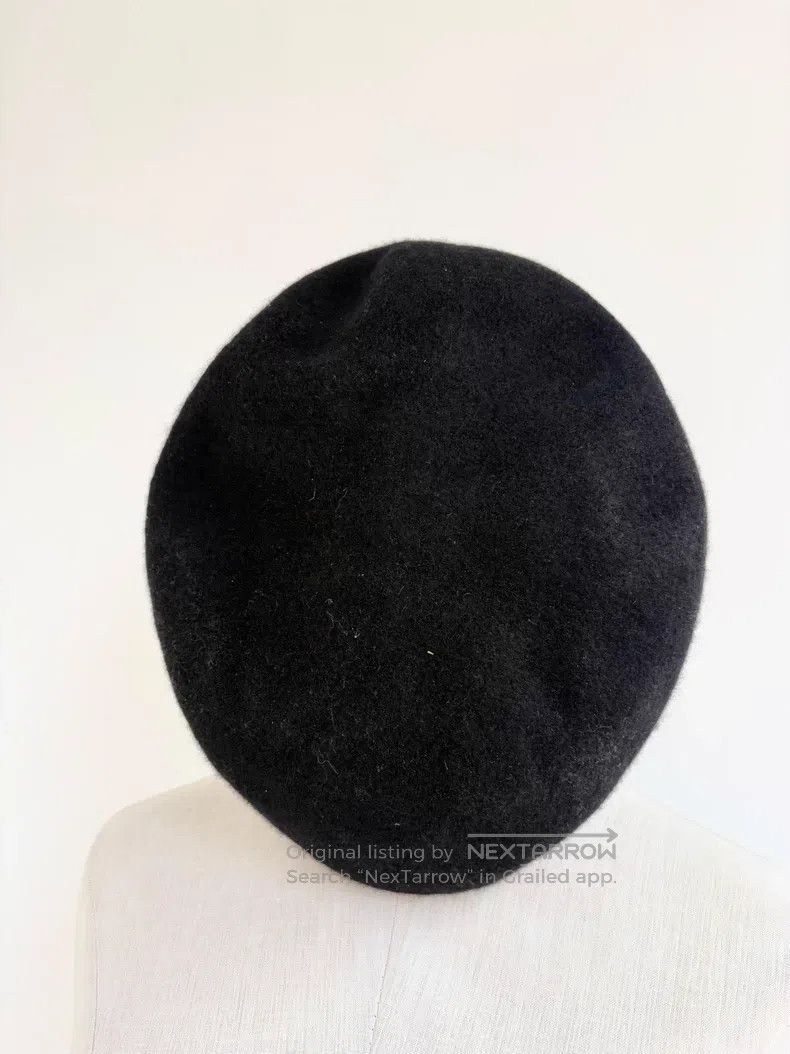 Vivienne Westwood Vivienne Westwood Black Saturn embroidered beret Size ONE SIZE - 3 Thumbnail