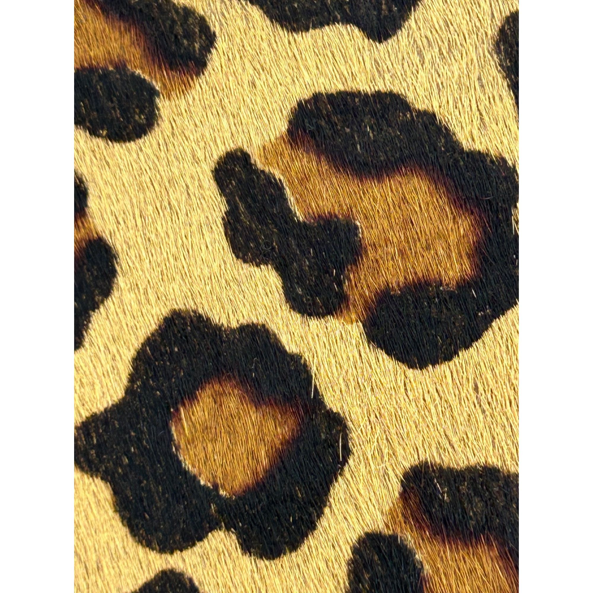 Other Claudia Firenze Leopard Print Calf Hair Black Leather Tote V Size ONE SIZE - 14 Thumbnail