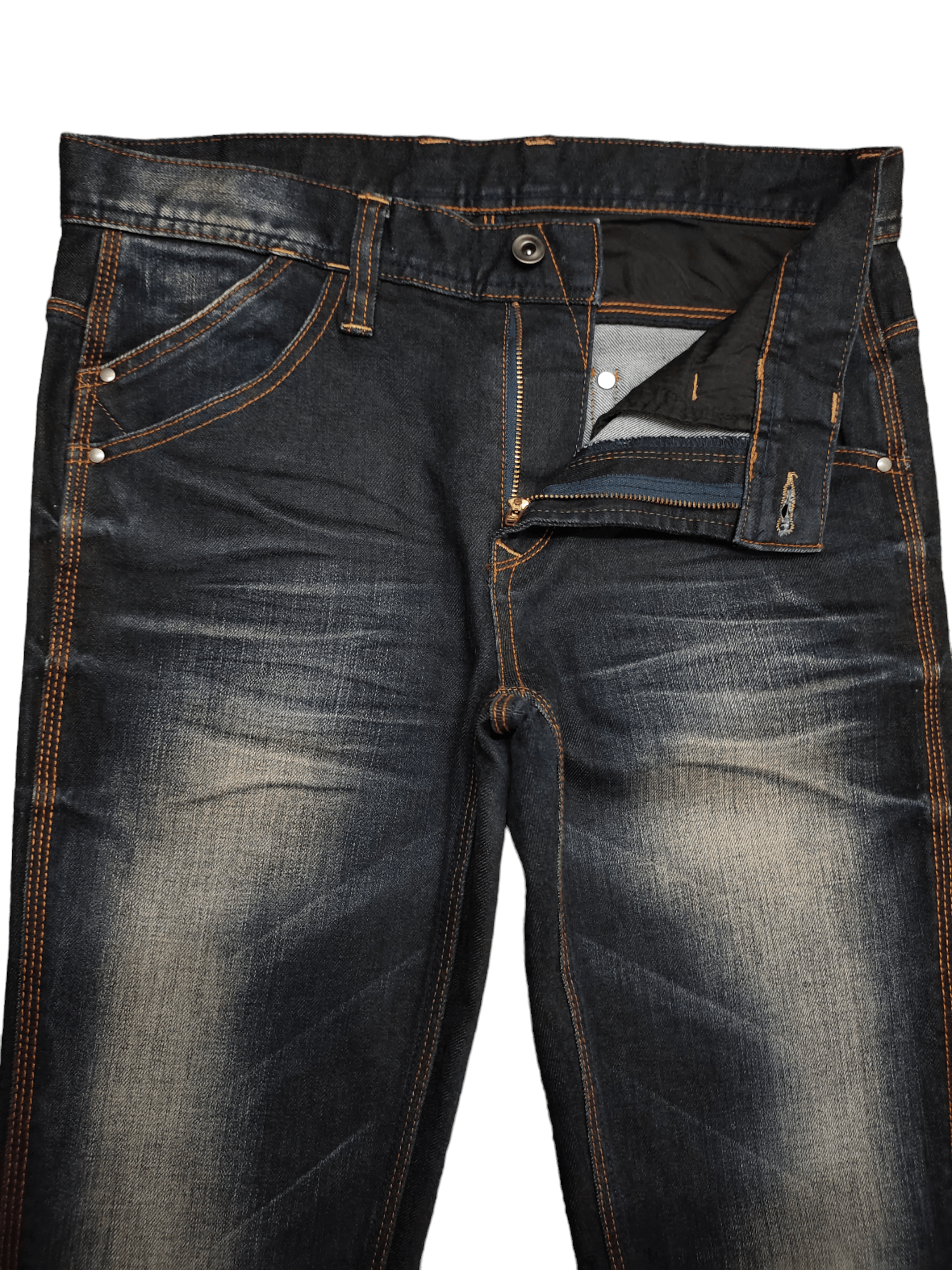If Six Was Nine Flare Jeans Nicole Waxed Bootcut Ifsixwasnine Mudmax Size US 32 / EU 48 - 10 Thumbnail