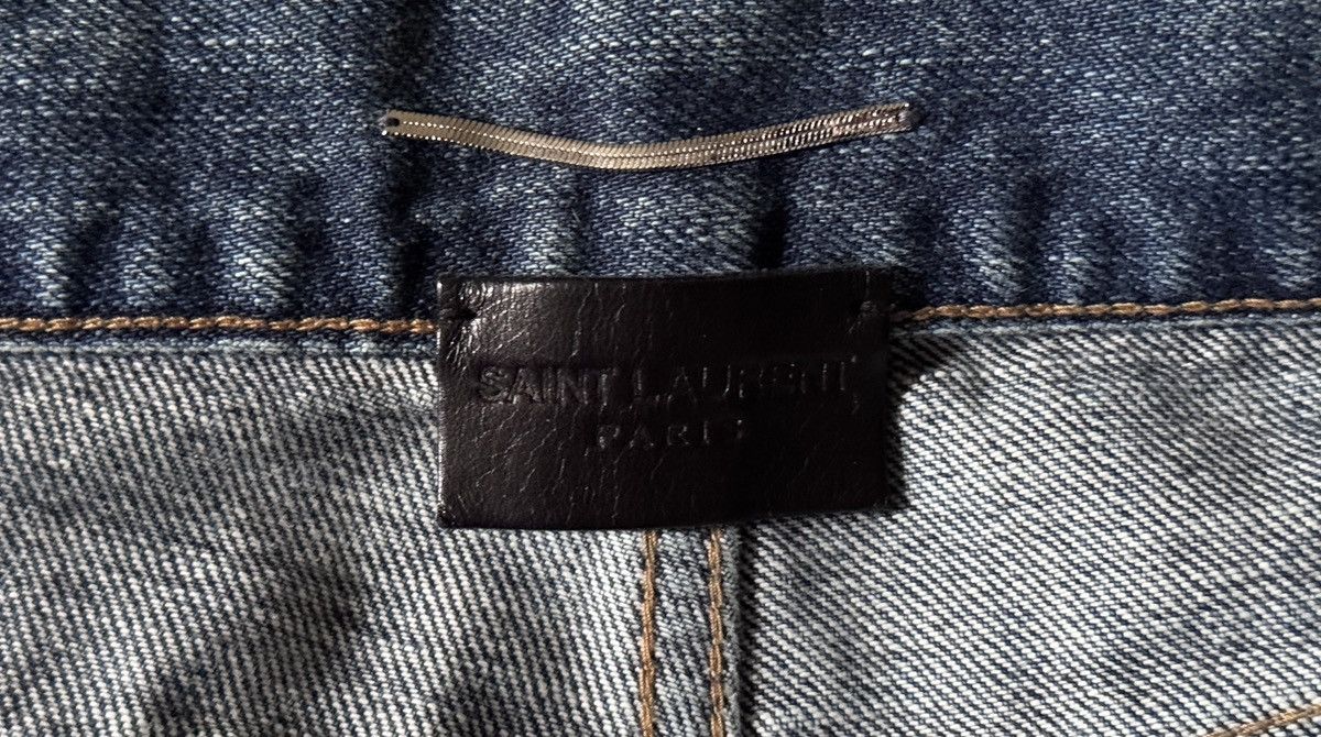 Saint Laurent Paris Saint Laurent D02 Destroyed Denim Size US 30 / EU 46 - 3 Thumbnail