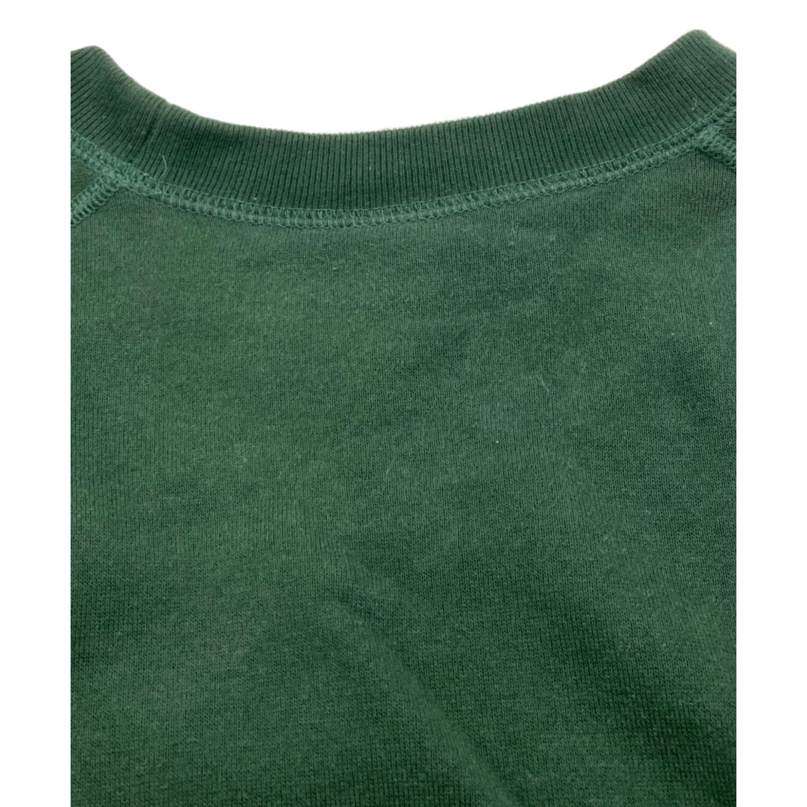 Vintage LOOPWHEELER raglan sweatshirt Green Men LARGE Size US L / EU 52-54 / 3 - 6 Thumbnail