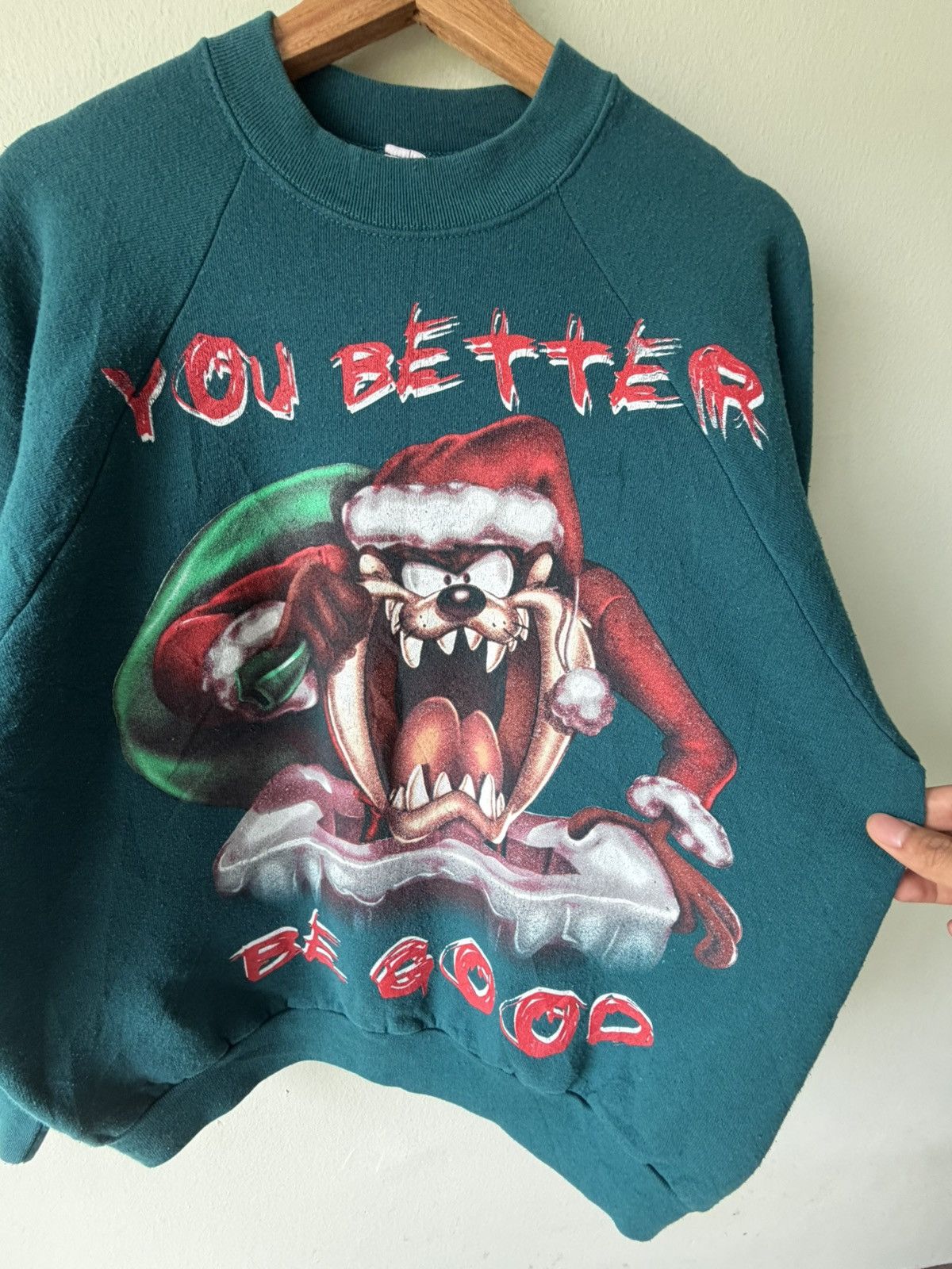 Fruit Of The Loom Vintage Tazmania Christmas Edition Size US L / EU 52-54 / 3 - 6 Thumbnail