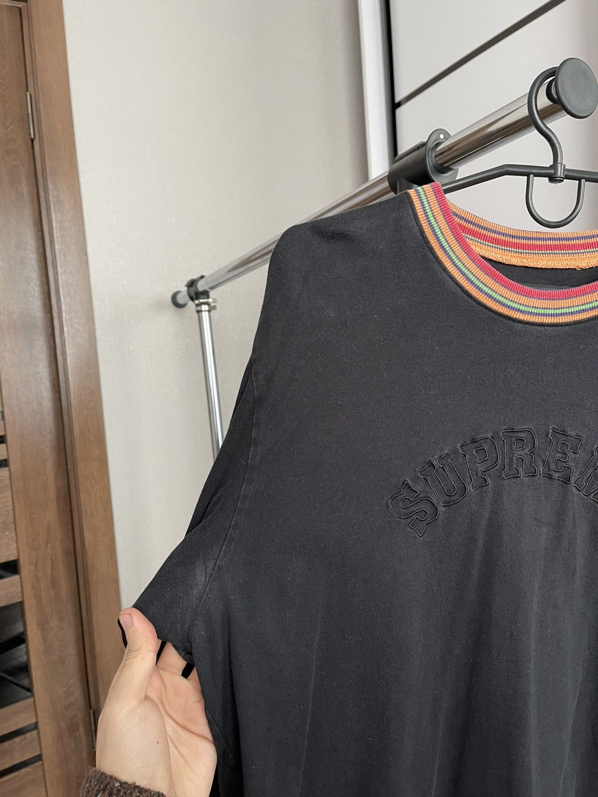 Other Supreme Multicolor Striped Rib Neck Long Sleeve T-Shirt Size US L / EU 52-54 / 3 - 10 Thumbnail