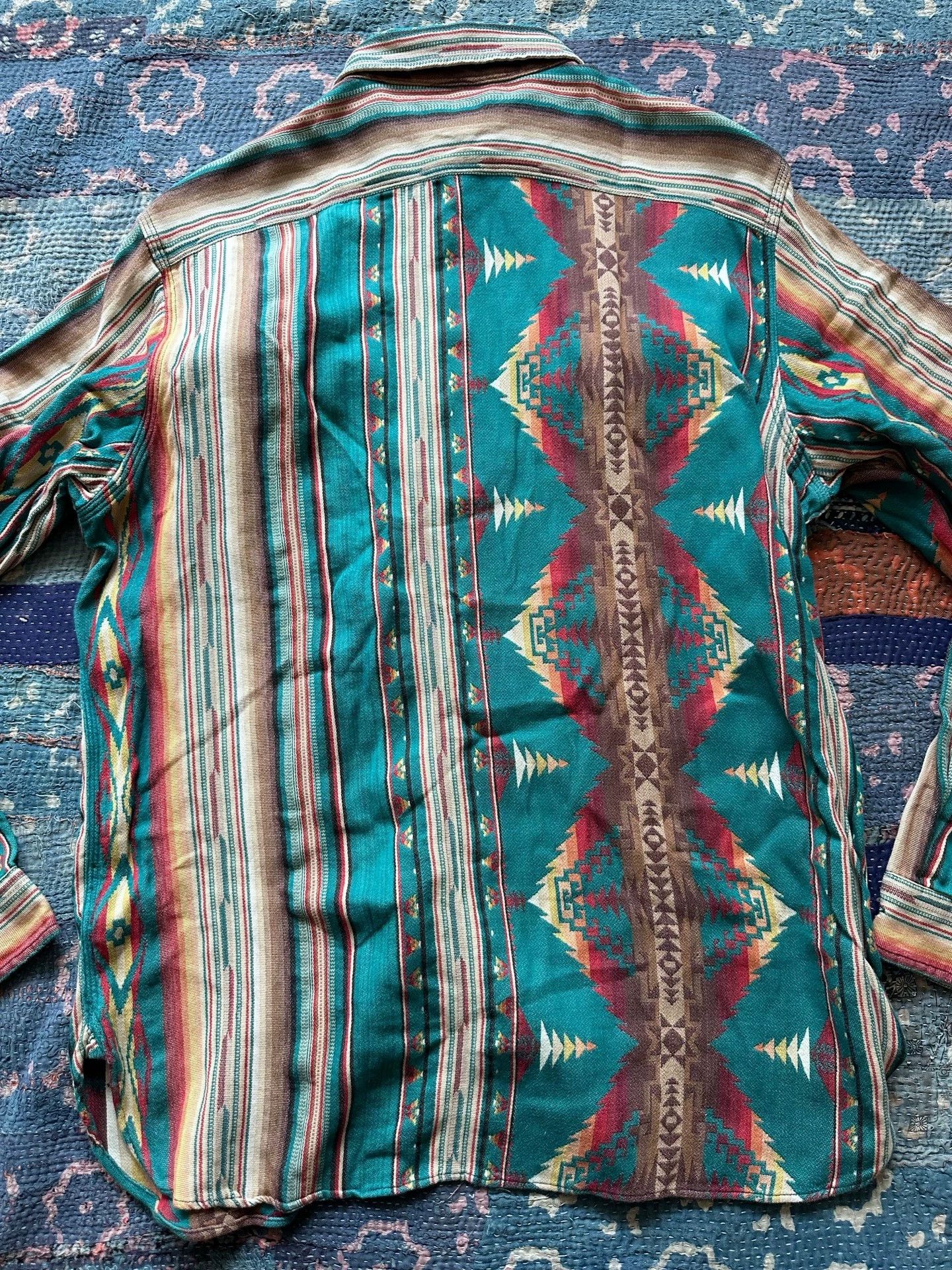 RRL Ralph Lauren RRL Southwest Striped Shirt L Size US L / EU 52-54 / 3 - 2 Thumbnail