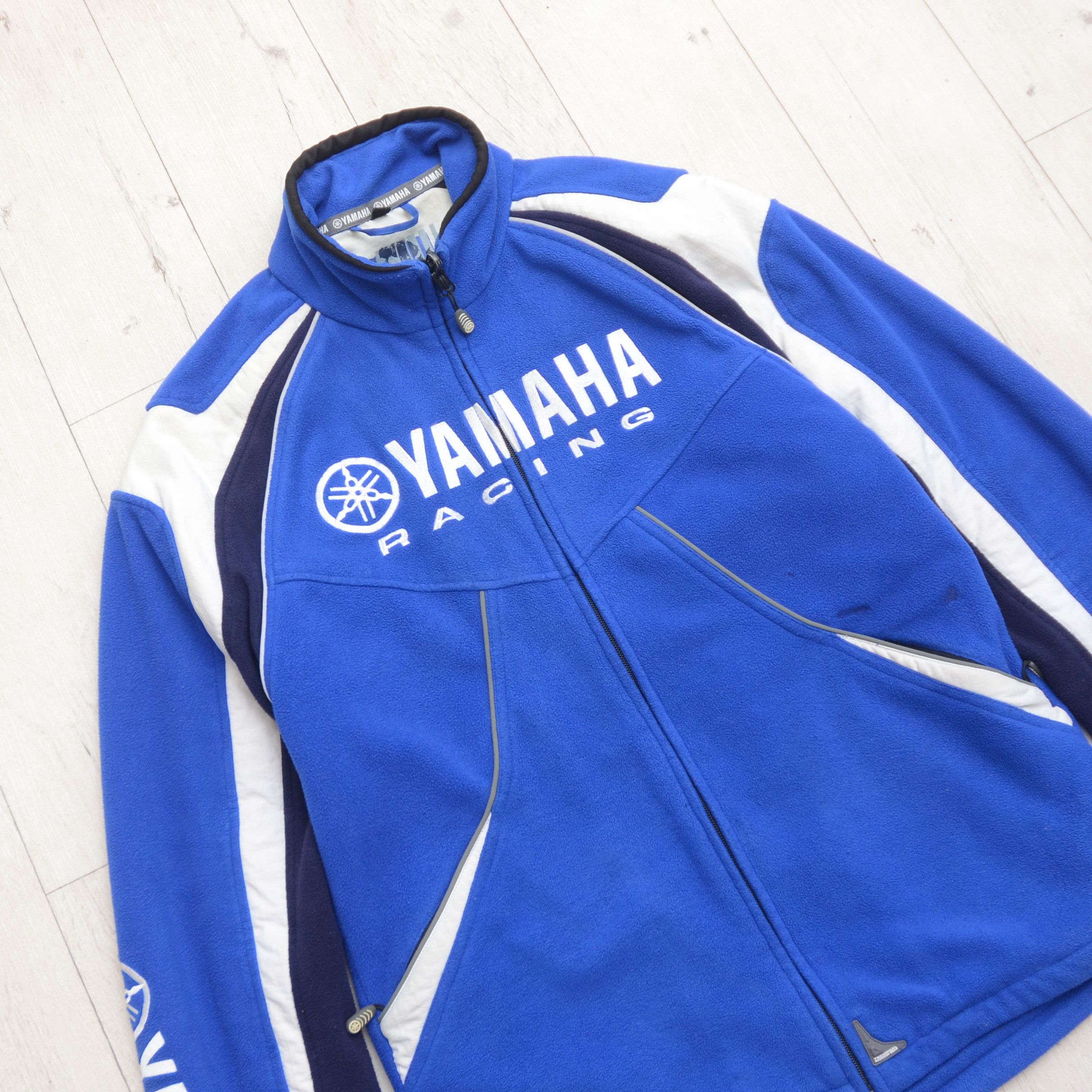 Yamaha Vintage Yamaha Racing Fleece Jacket Full Zip Y2K Big Logo Size US S / EU 44-46 / 1 - 3 Thumbnail