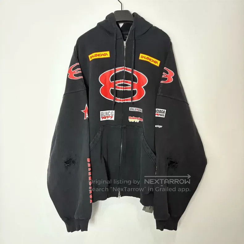 Balenciaga TH BALENCIAGA DOUBLE RING RACER JACKET