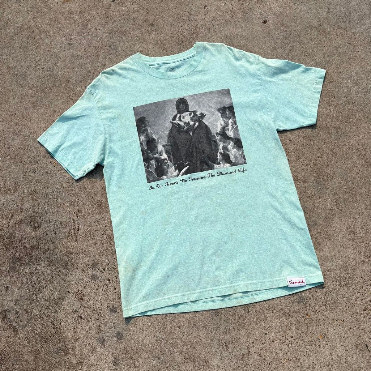 Diamond Supply Co. Diamond Supply Co USA Graphic T-Shirt Religious Size US L / EU 52-54 / 3 - 6 Thumbnail