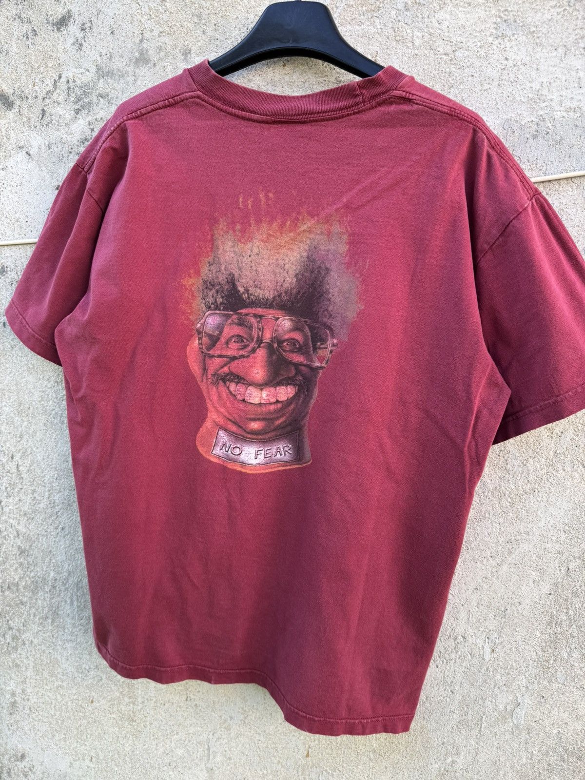 No Fear Vintage No Fear Red Washed Tee Made in USA Y2K jnco swag 90s Size US M / EU 48-50 / 2 - 3 Thumbnail