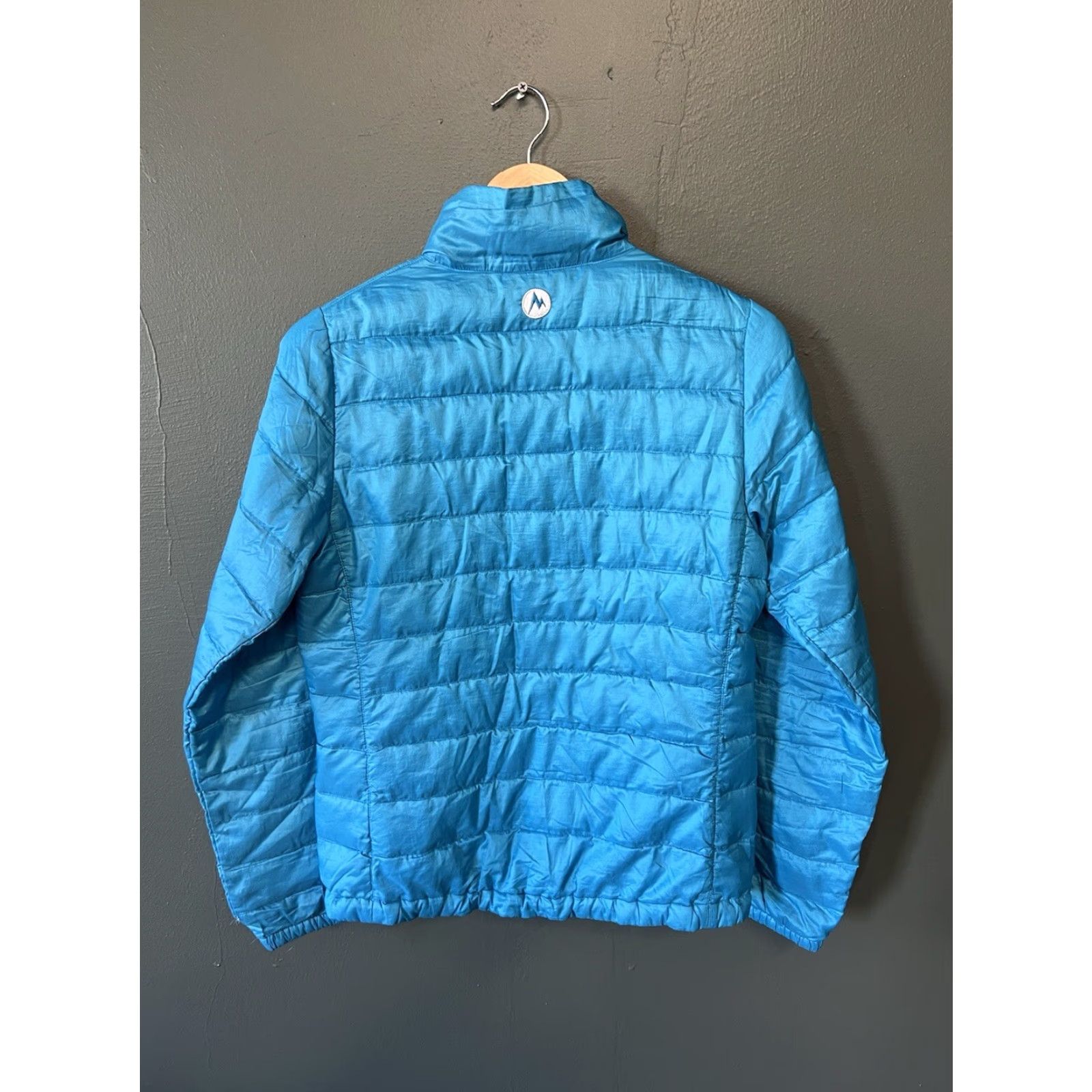 Marmot VINTAGE Marmot Womens Blue Quilted Zip Up Jacket 800 Fill Size Small Size S / US 4 / IT 40 - 2 Thumbnail