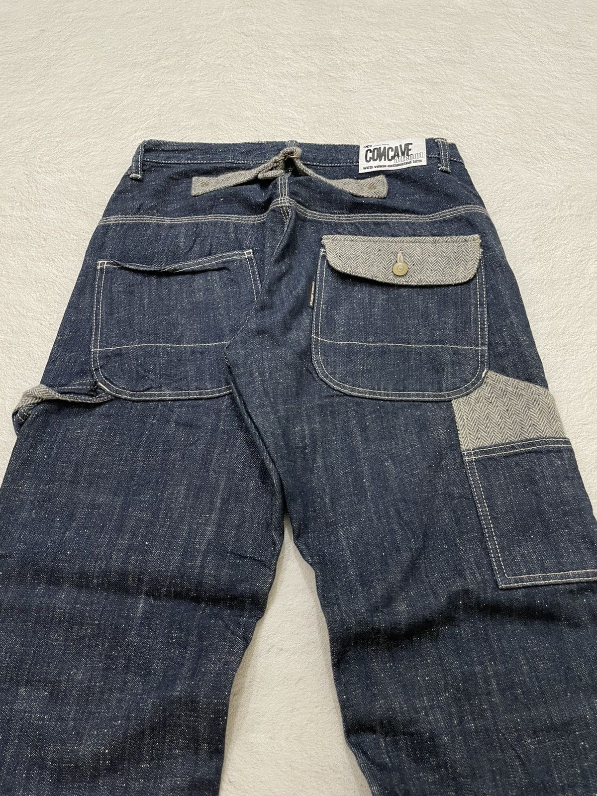 Kapital 2000s CNCV Raw Denim Carpenter Bondage Y2K Baggy Fit Size US 30 / EU 46 - 7 Thumbnail