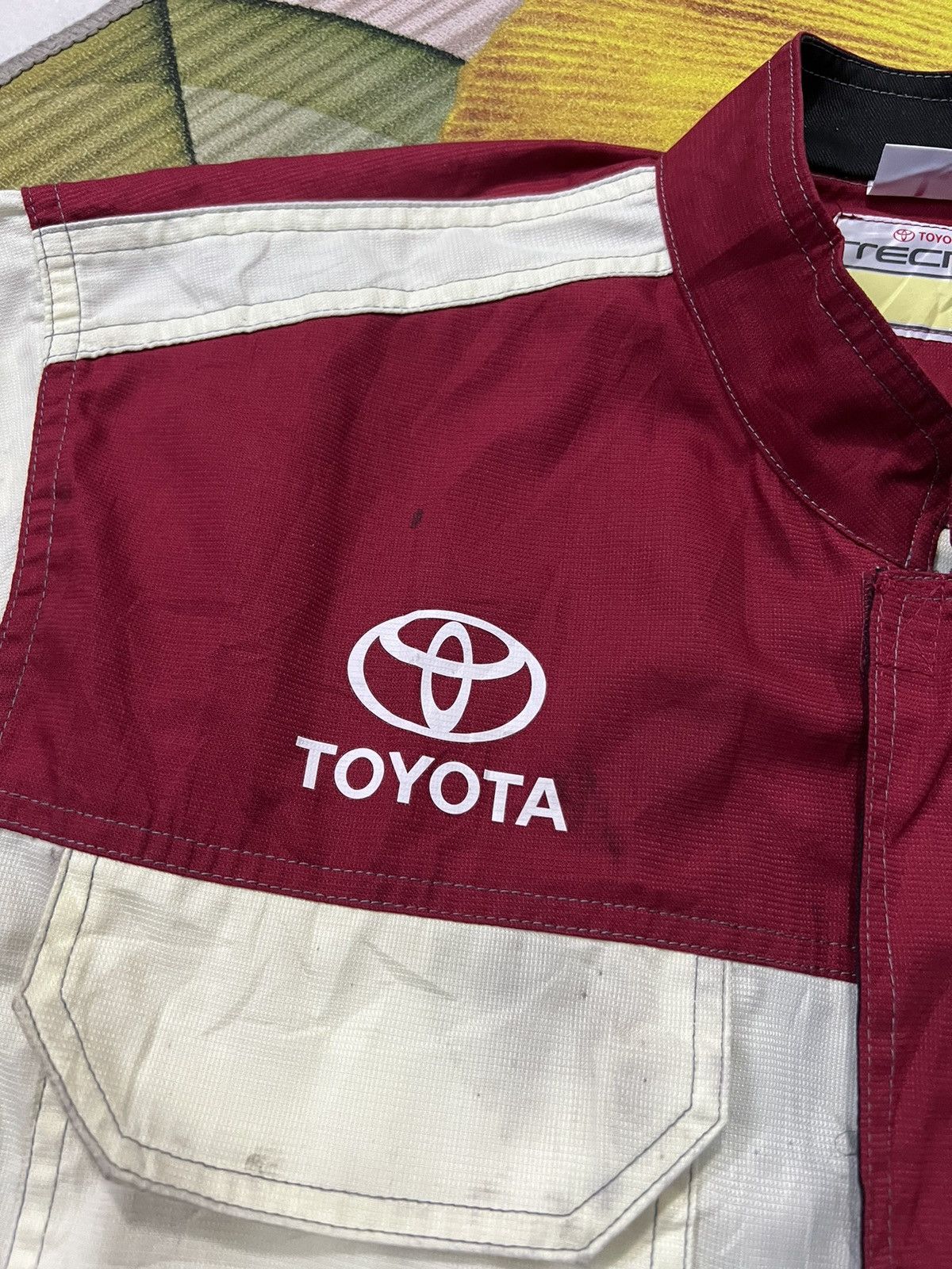Japanese Brand 💥🔥 VTG TOYOTA TECNO OVERALL JUMPSUIT Size US 32 / EU 48 - 6 Thumbnail