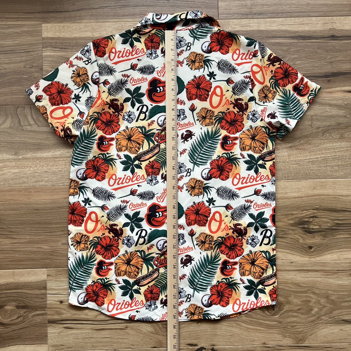 MLB Baltimore Orioles 2025 Hawaiian Button Down Shirt Medium Size US M / EU 48-50 / 2 - 6 Thumbnail