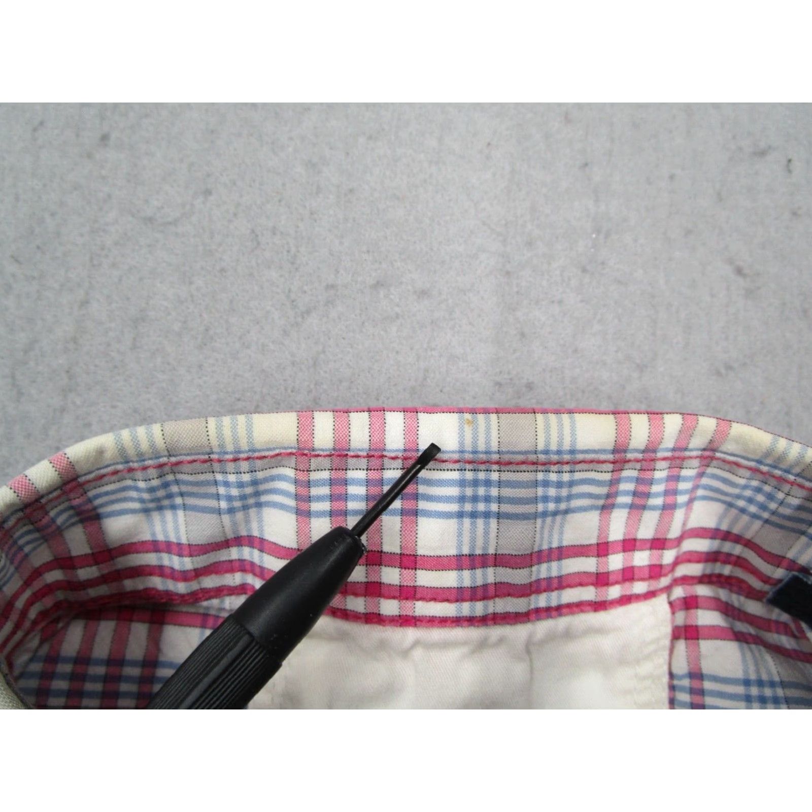 French Connection French Connection Men's Pink Check Short Sleeve Button-Up Shirt XL Casual Business Travel Workwear Cotton Size US XL / EU 56 / 4 - 5 Thumbnail