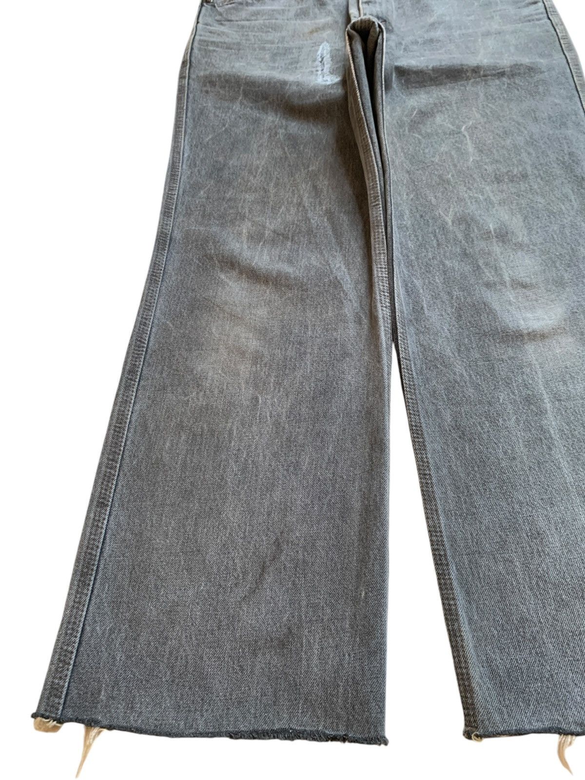 Levi's Vintage 90s Levis White Tag Frayed Hem Classic Baggy Jeans Size US 32 / EU 48 - 6 Thumbnail