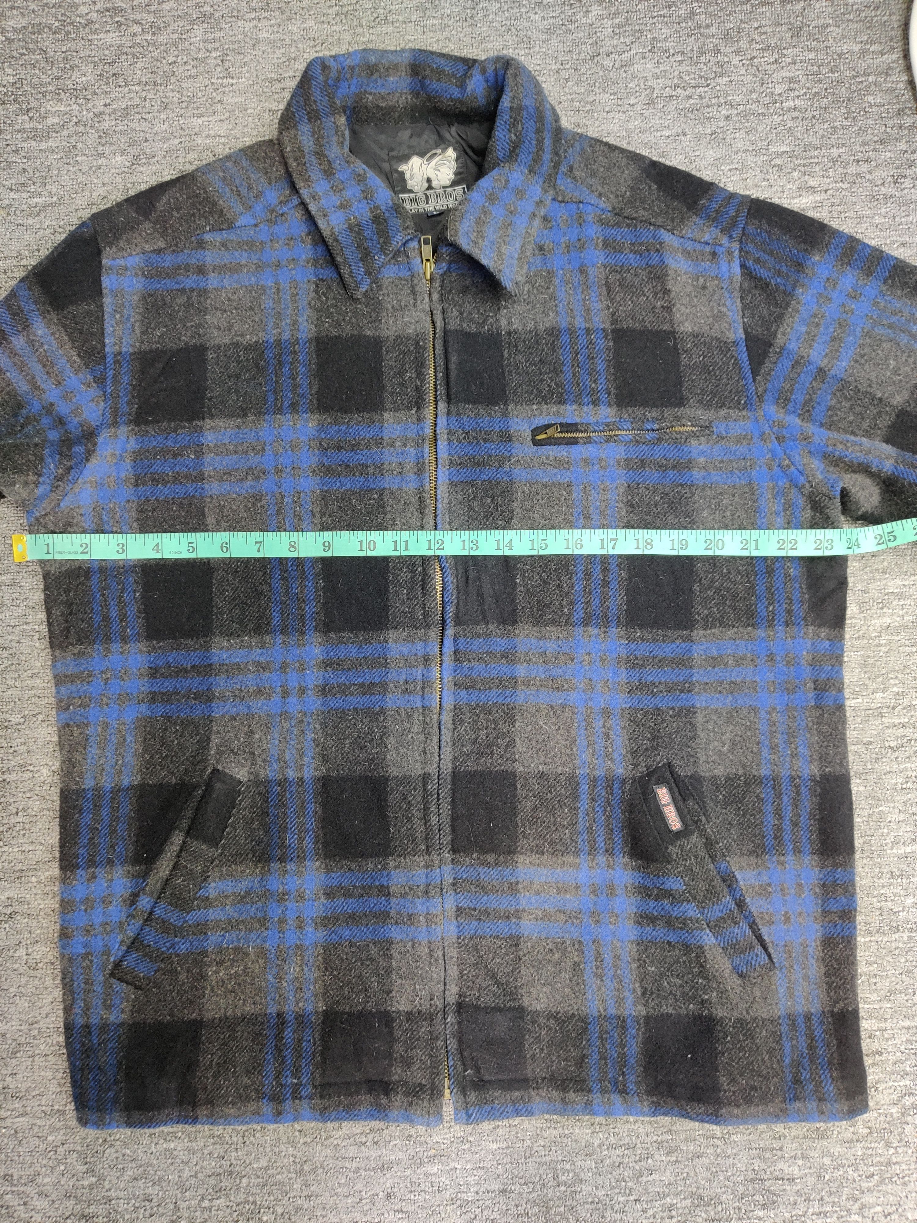 Japanese Brand Vintage Big Bros Wool Plaid Flannel Jacket Size US L / EU 52-54 / 3 - 17 Thumbnail