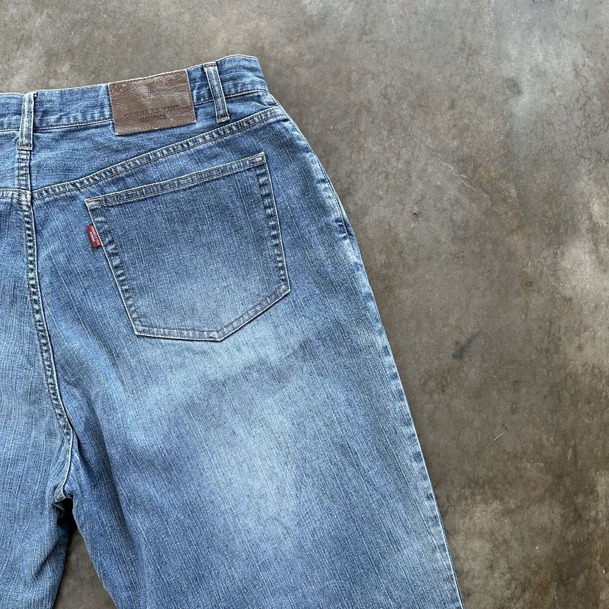 Japanese Brand Vintage Comme Le Vent Homme Faded Distressed Denim Jean Pant Size US 36 / EU 52 - 13 Thumbnail