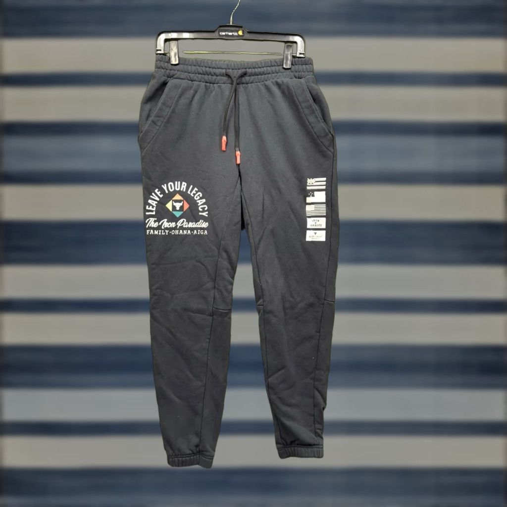 Under Armour Under Armour Project Rock Joggers Mens Small Veteran Day Leave Your Legacy Size US 29 - 1 Thumbnail