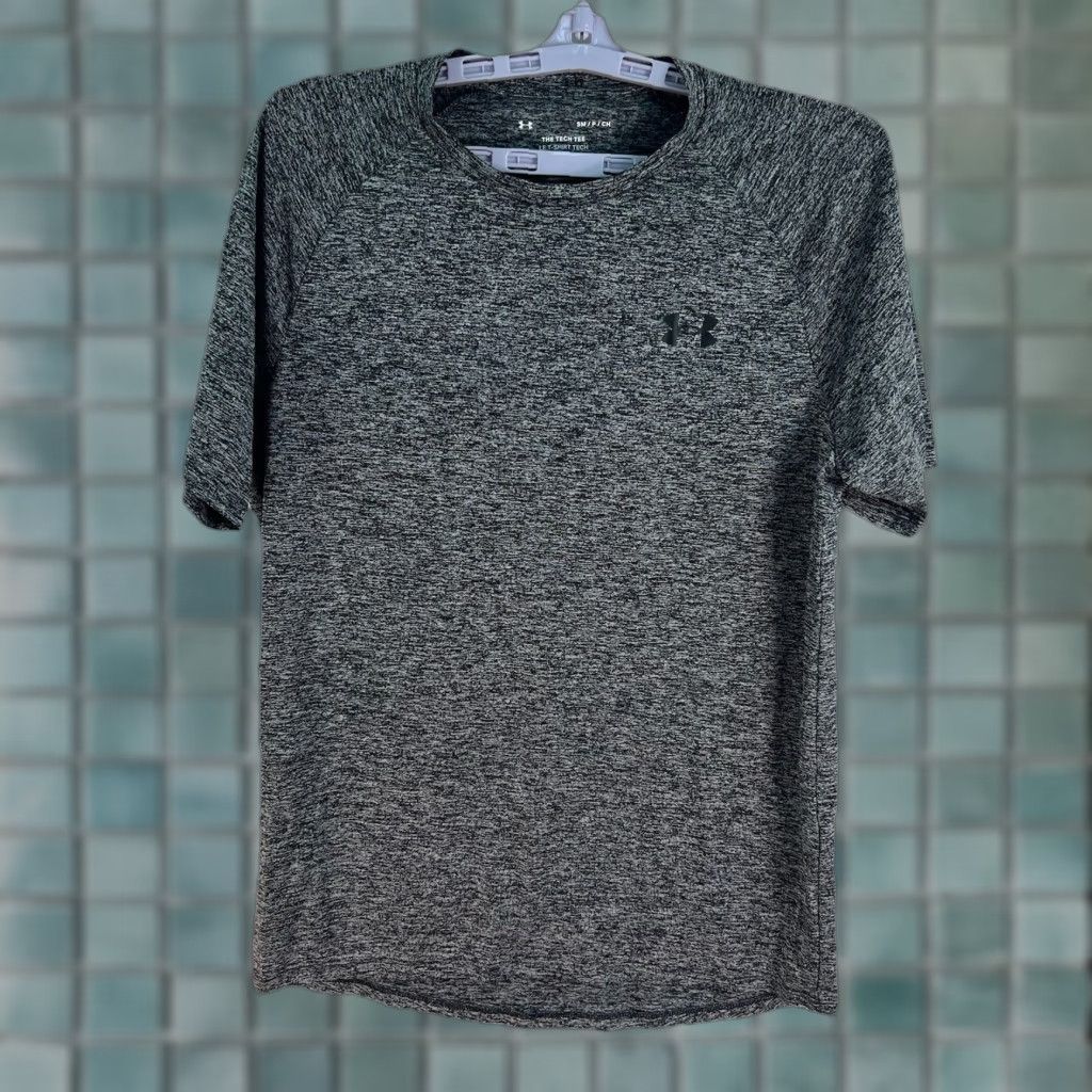 Under Armour Under Armour The Tech T Shirt Heather Grey Size S Men’s Loose Fit Short Sleeve Shirt Size US S / EU 44-46 / 1 - 1 Thumbnail