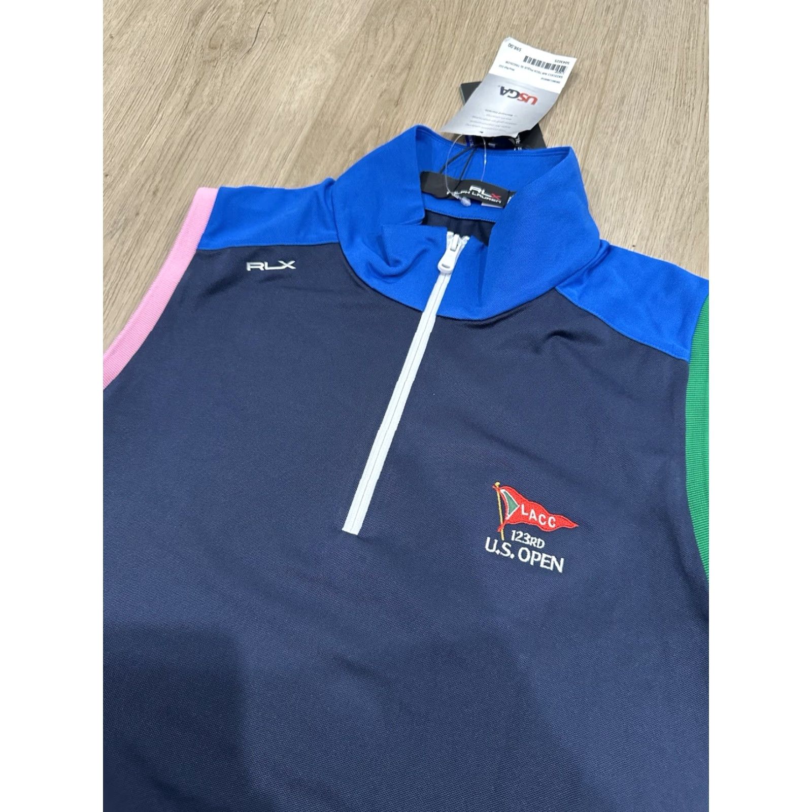 Ralph Lauren VINTAGE? No. RLX Ralph Lauren Air Tech 1/4 Zip Sleeveless Polo Top Vest Large Polo LACC Women Shirt Size L / US 10 / IT 46 - 4 Thumbnail