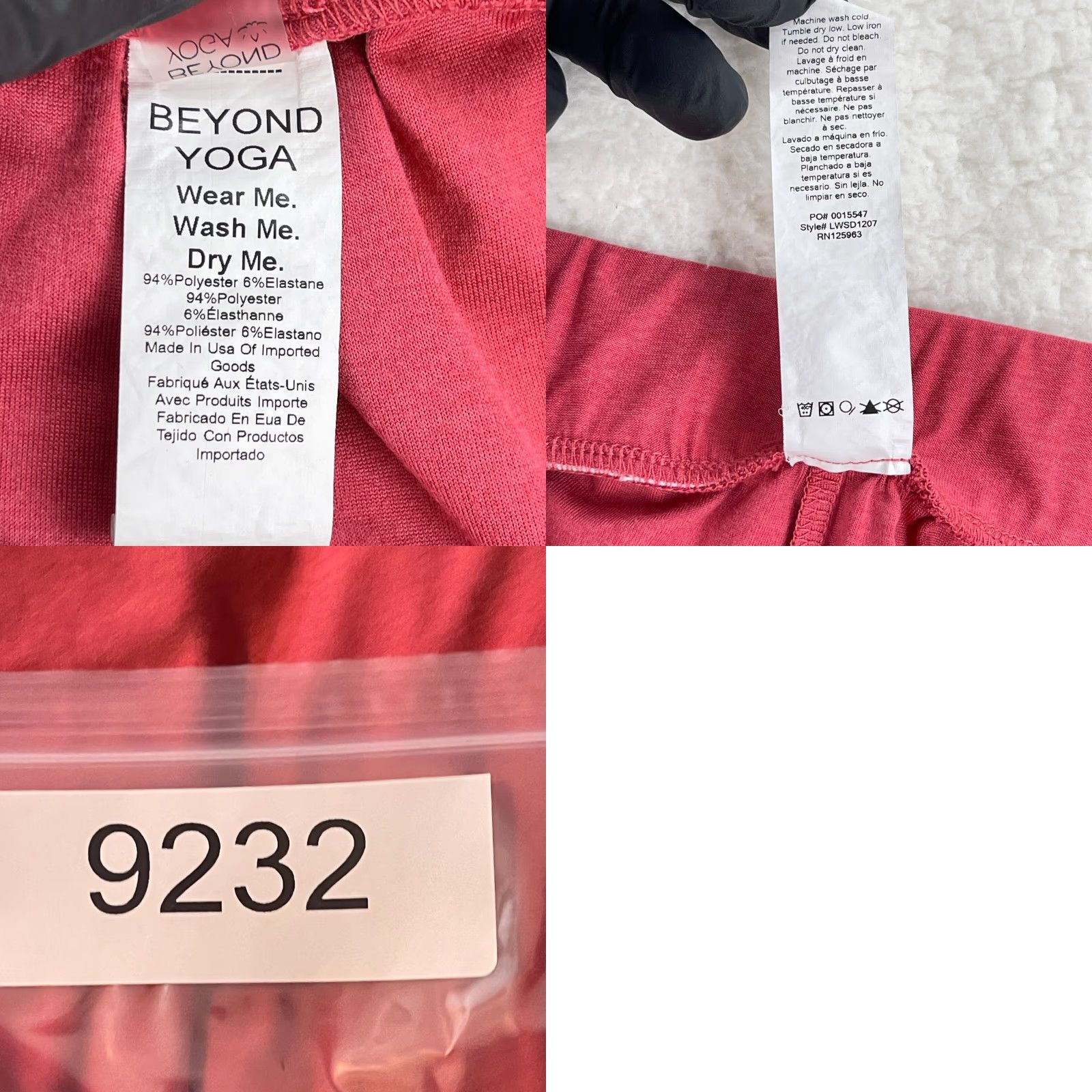 Beyond Yoga Beyond Yoga Pink Harem Cropped Length Pants Womens Pull On Stretch Size XL Size 40" / US 18 - 9 Thumbnail