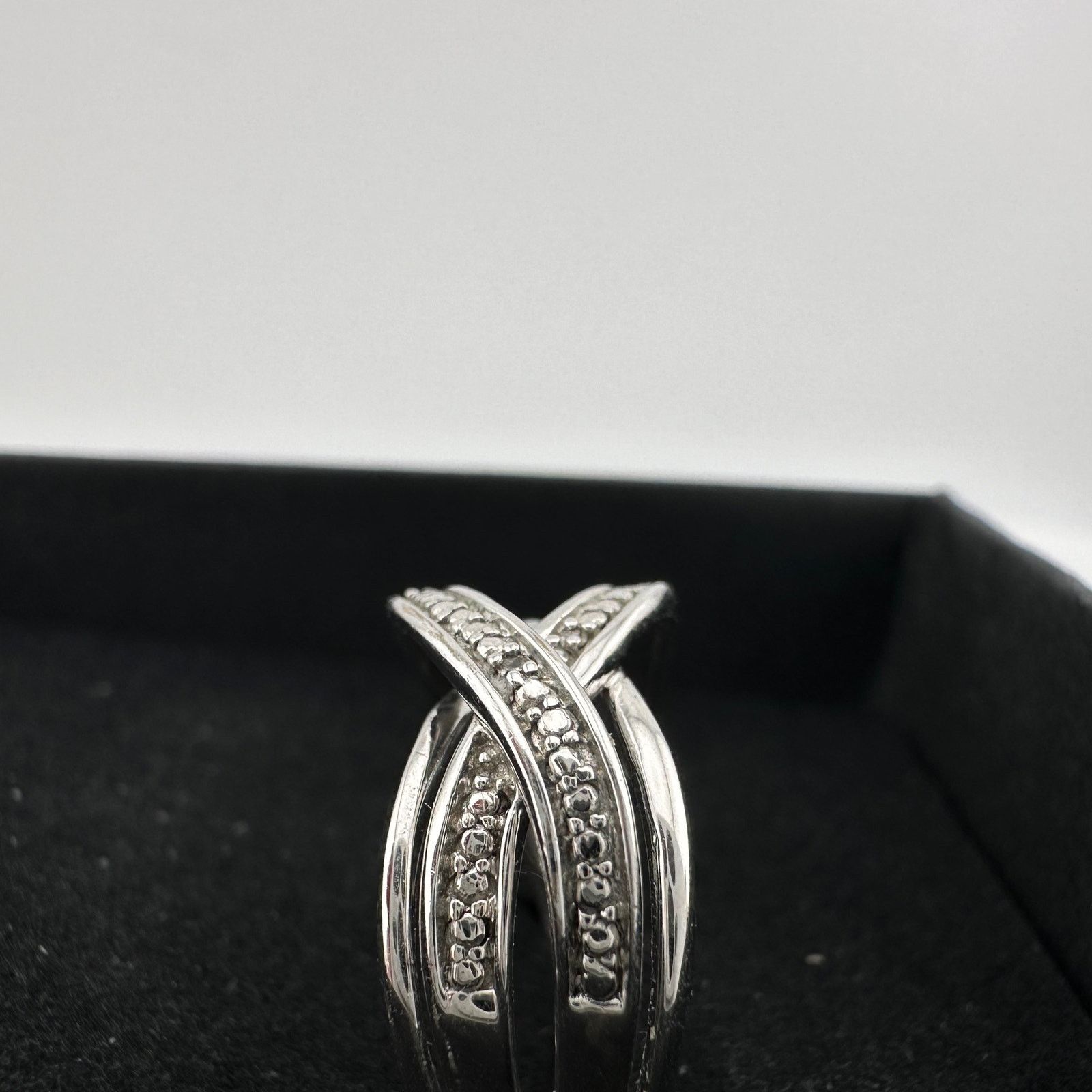 Other Beautiful Braided Strands Ring with Diamond Accent Size 7 Size ONE SIZE - 16 Thumbnail