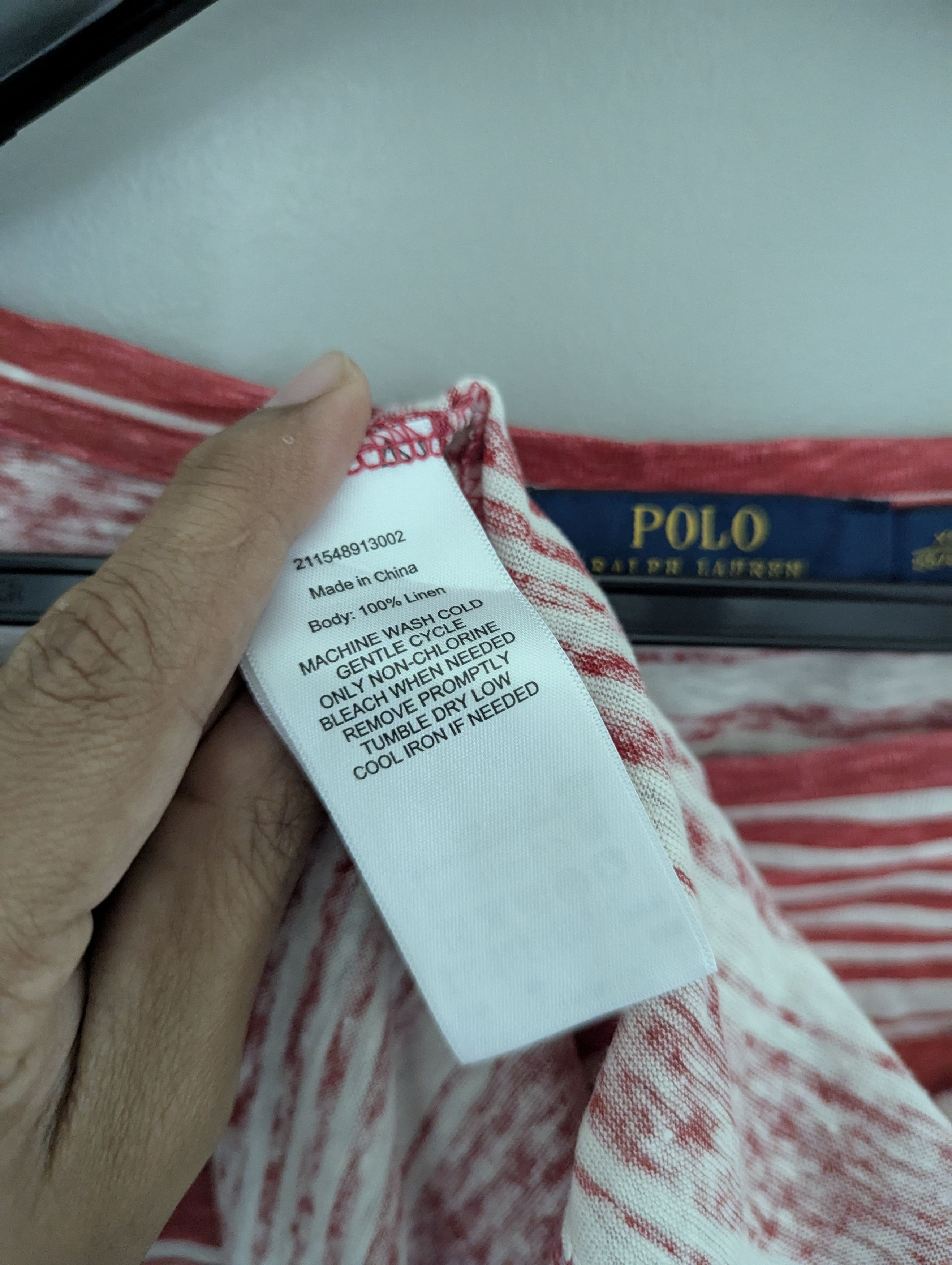 Polo Ralph Lauren × Ralph Lauren Polo Ralph Lauren linen stripe shirt Size XS / US 0-2 / IT 36-38 - 5 Thumbnail