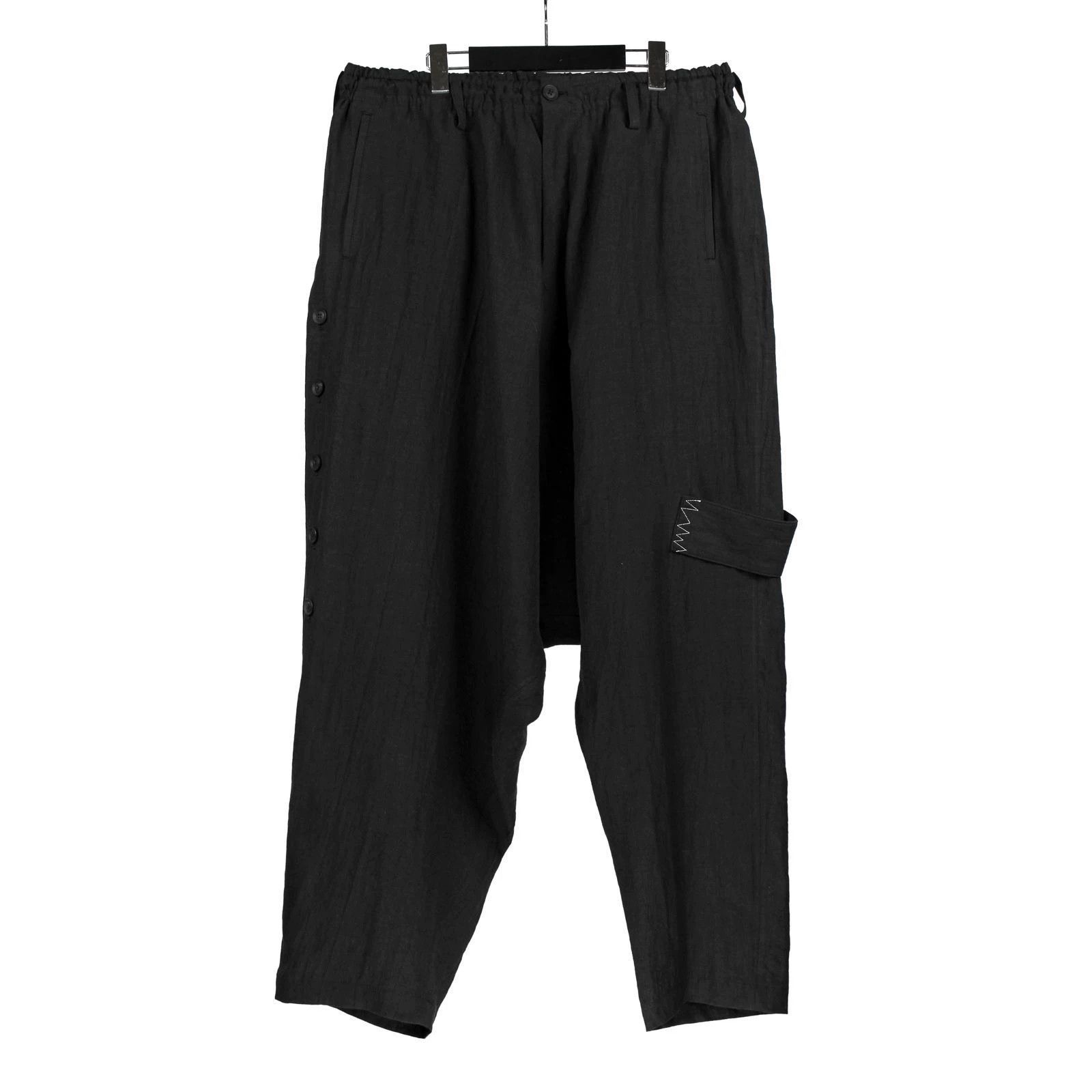 Yohji Yamamoto Yohji Yamamoto 24SS Silver Buckle Embroidered Runway Pants Size US 32 / EU 48 - 2 Thumbnail