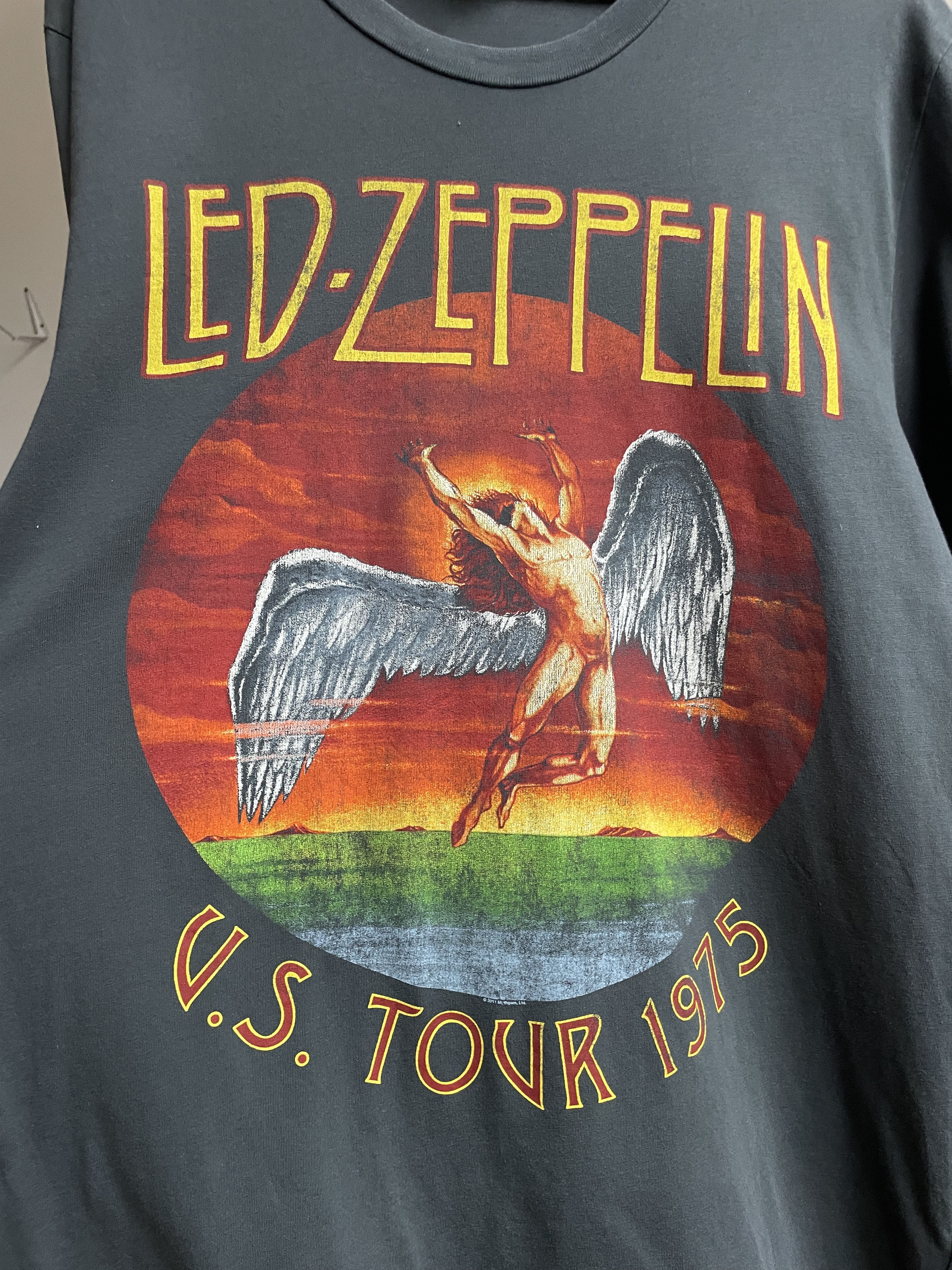 Band Tees Led Zeppelin US Tour Reissue 2011 T-Shirt Size L Size US L / EU 52-54 / 3 - 3 Thumbnail