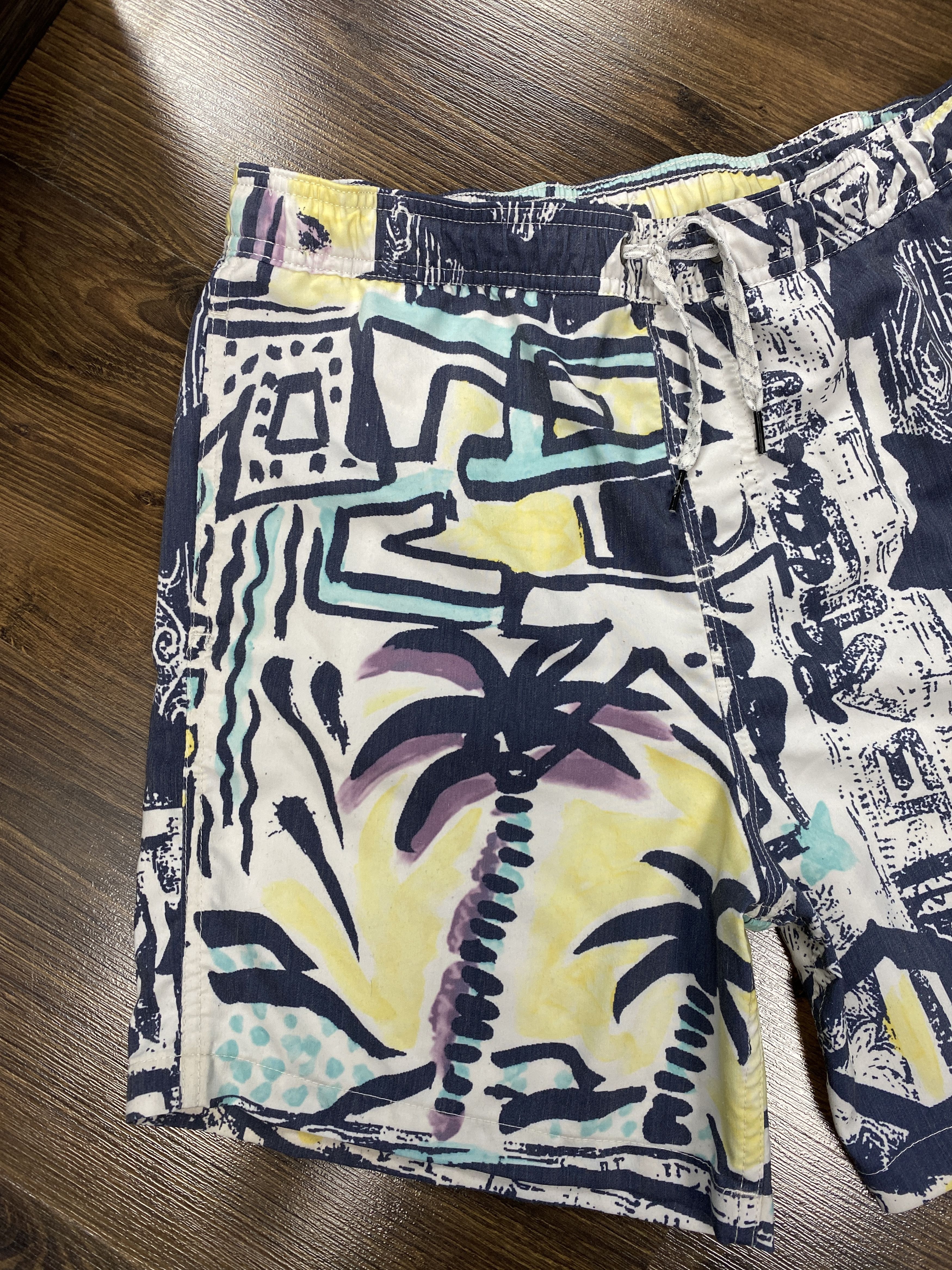 Quiksilver Quiksilver Vintage Surf Swimming Shorts Size US 34 / EU 50 - 3 Thumbnail