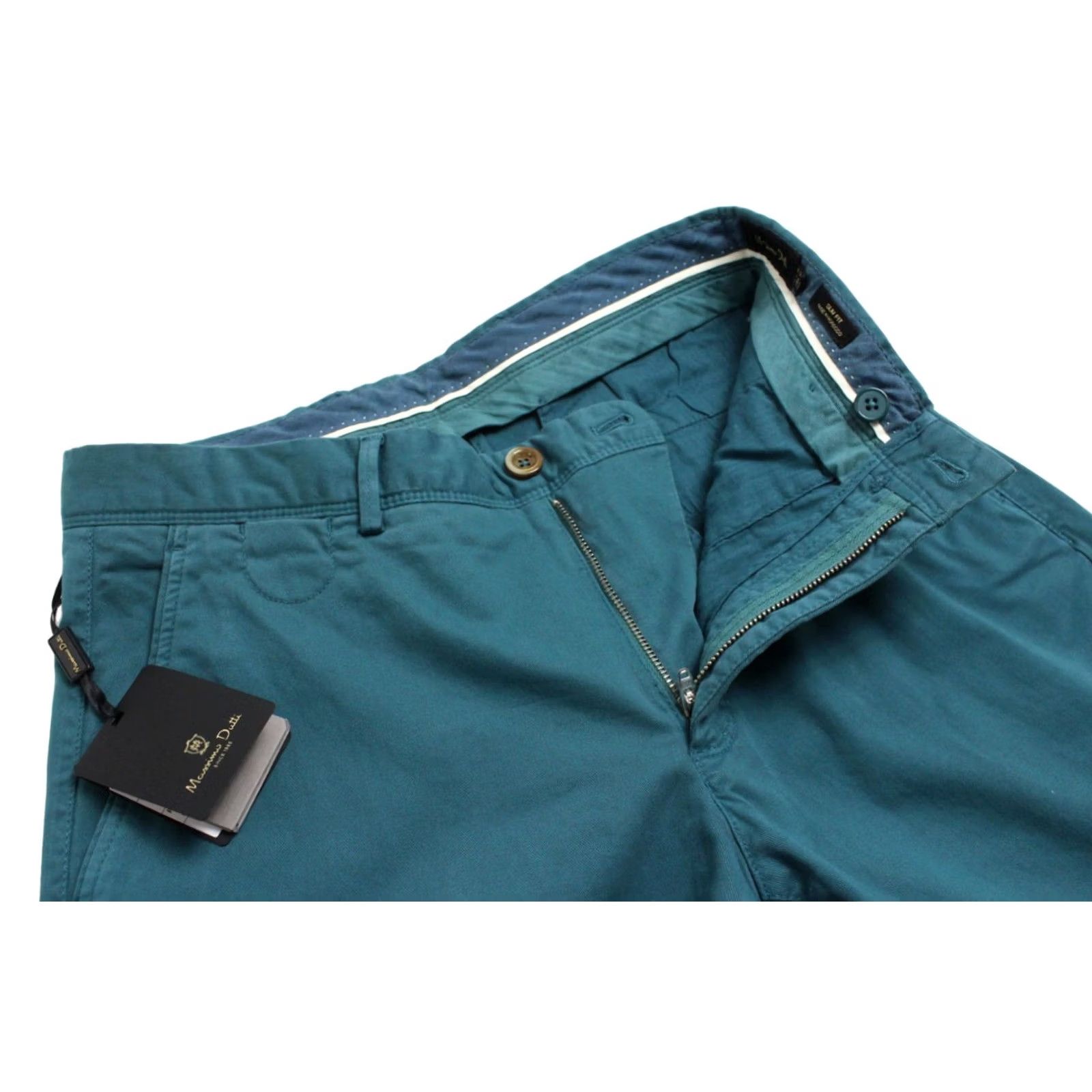 Massimo Dutti Massimo Dutti Trousers Men's US 30 Chino Slim Fit Zip Fly Blue Size US 30 / EU 46 - 4 Thumbnail