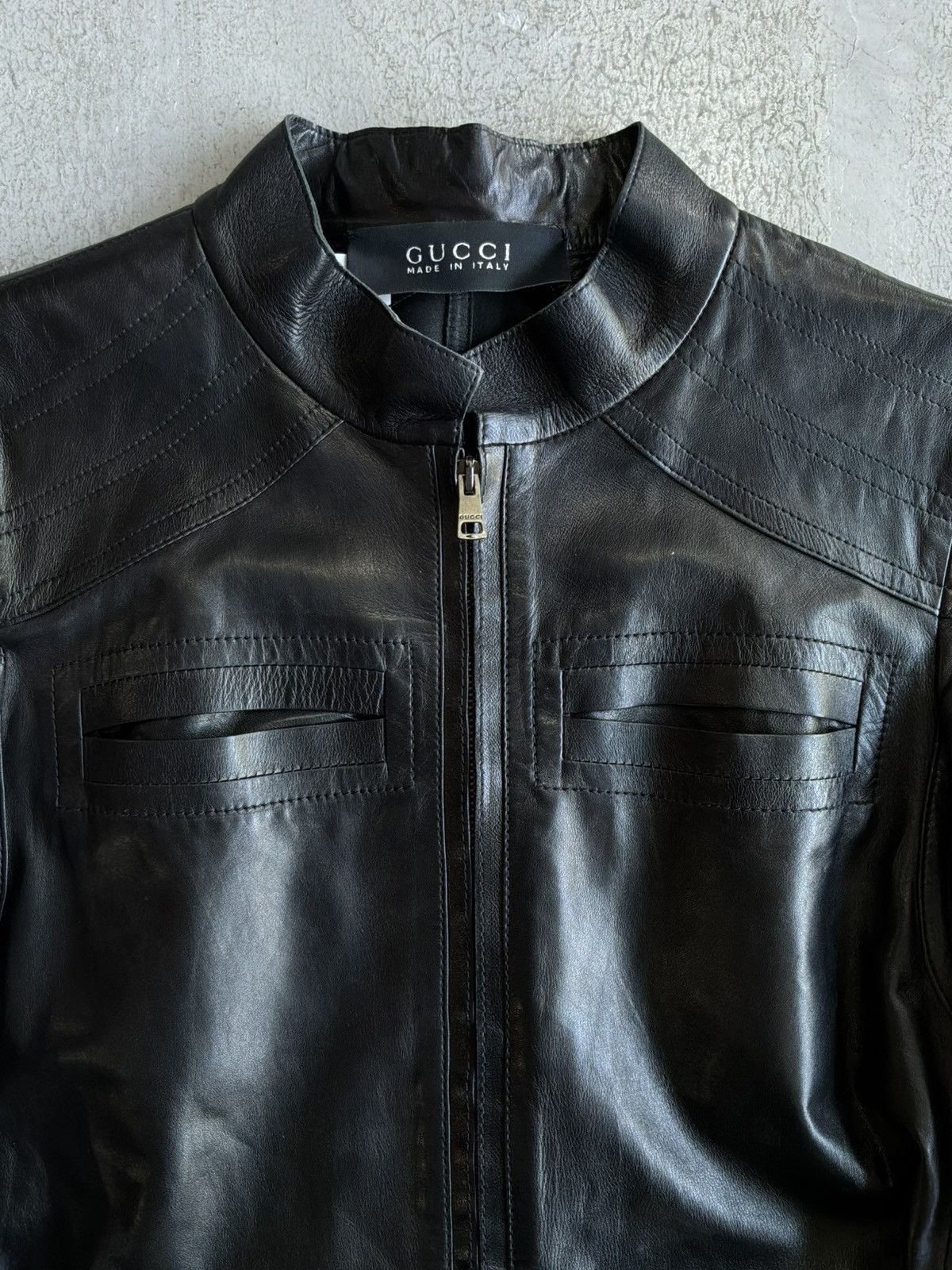 Gucci 90s Gucci - Tom Ford Era - Belted Leather Trench Jacket Size S / US 4 / IT 40 - 3 Thumbnail