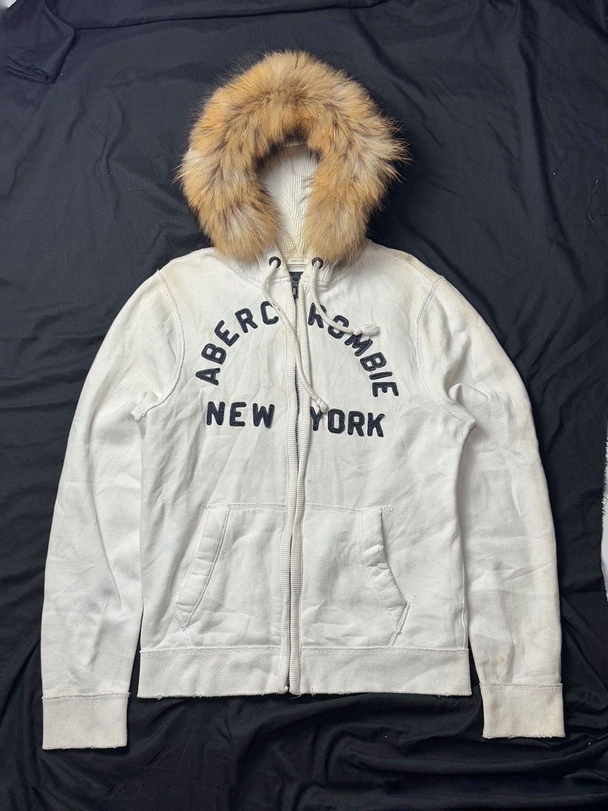 If Six Was Nine × Japanese Brand × Le Grande Bleu (L.G.B.) Fur Hoodie Trashed Abercrombie New York Ifsix Style Size US L / EU 52-54 / 3 - 2 Thumbnail