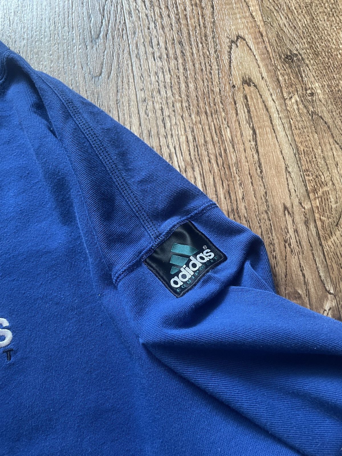 Adidas Rare Vintage Adidas Equipment Cotton Long Sleeve Sweatshirt Size US M / EU 48-50 / 2 - 5 Thumbnail