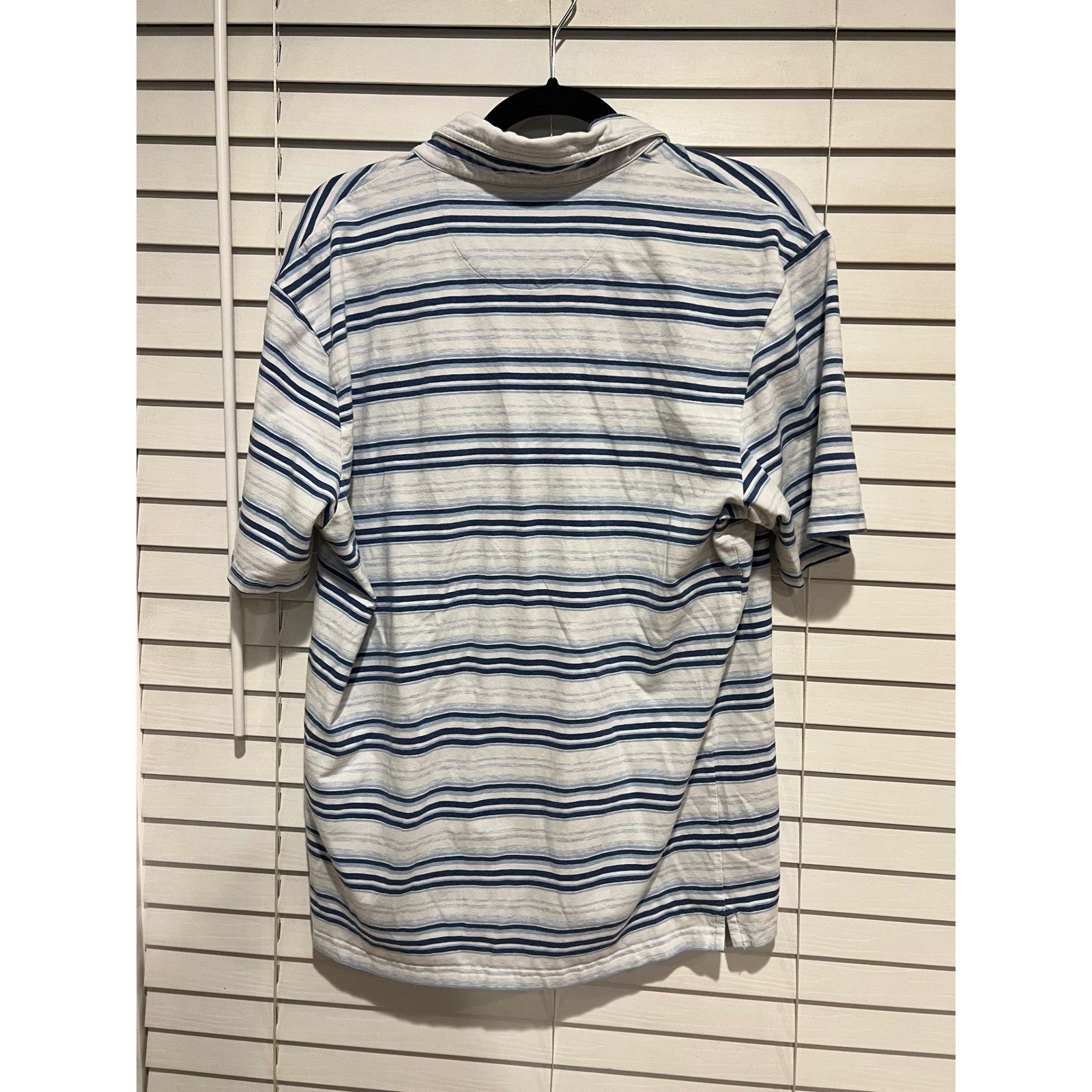 johnnie-O Johnnie-O Hangin Out Mens Striped Polo Shirt L Large Short S Size US L / EU 52-54 / 3 - 3 Thumbnail