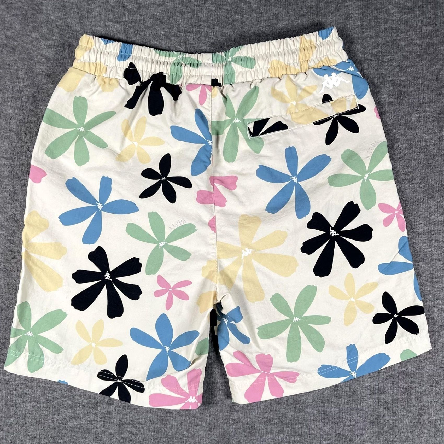 Kappa Kappa Shorts Mens Medium Multicolor Floral Swim Trunks Drawstring Pockets Tropical Size US 31 - 2 Thumbnail