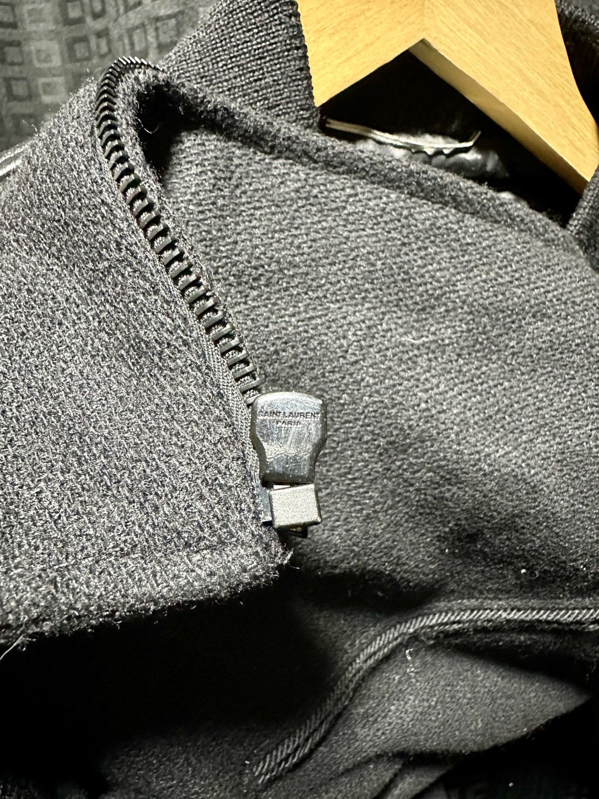 Saint Laurent Paris Saintlaurent paris leather/wool bomber jacket Size US M / EU 48-50 / 2 - 7 Thumbnail