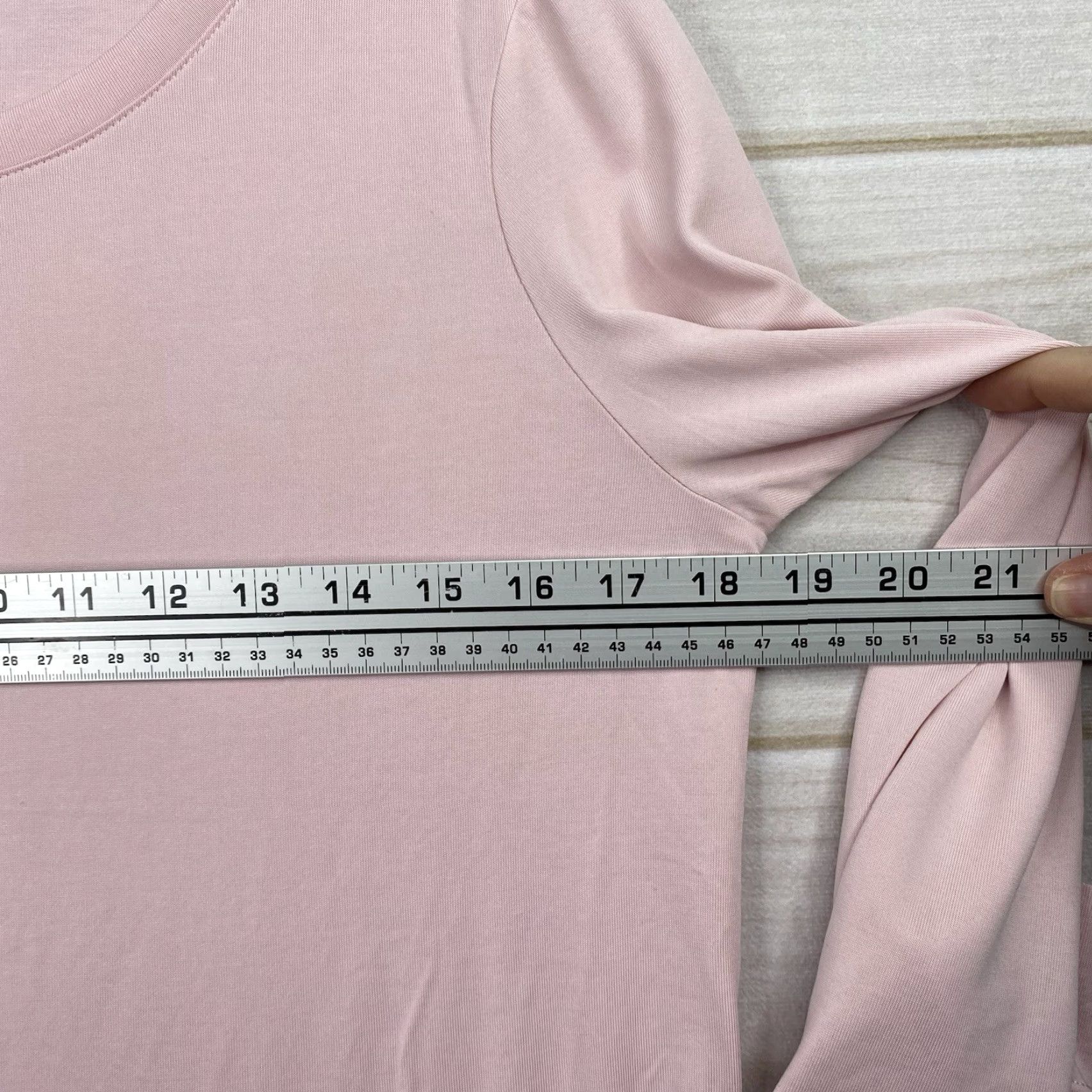 Pinko Zyia Active Womens Top M Pink Long Sleeve Pullover T-Shirt Stretch Lightweight Modal Polyester Knit Casual Shirt Ladies Size M / US 6-8 / IT 42-44 - 6 Thumbnail