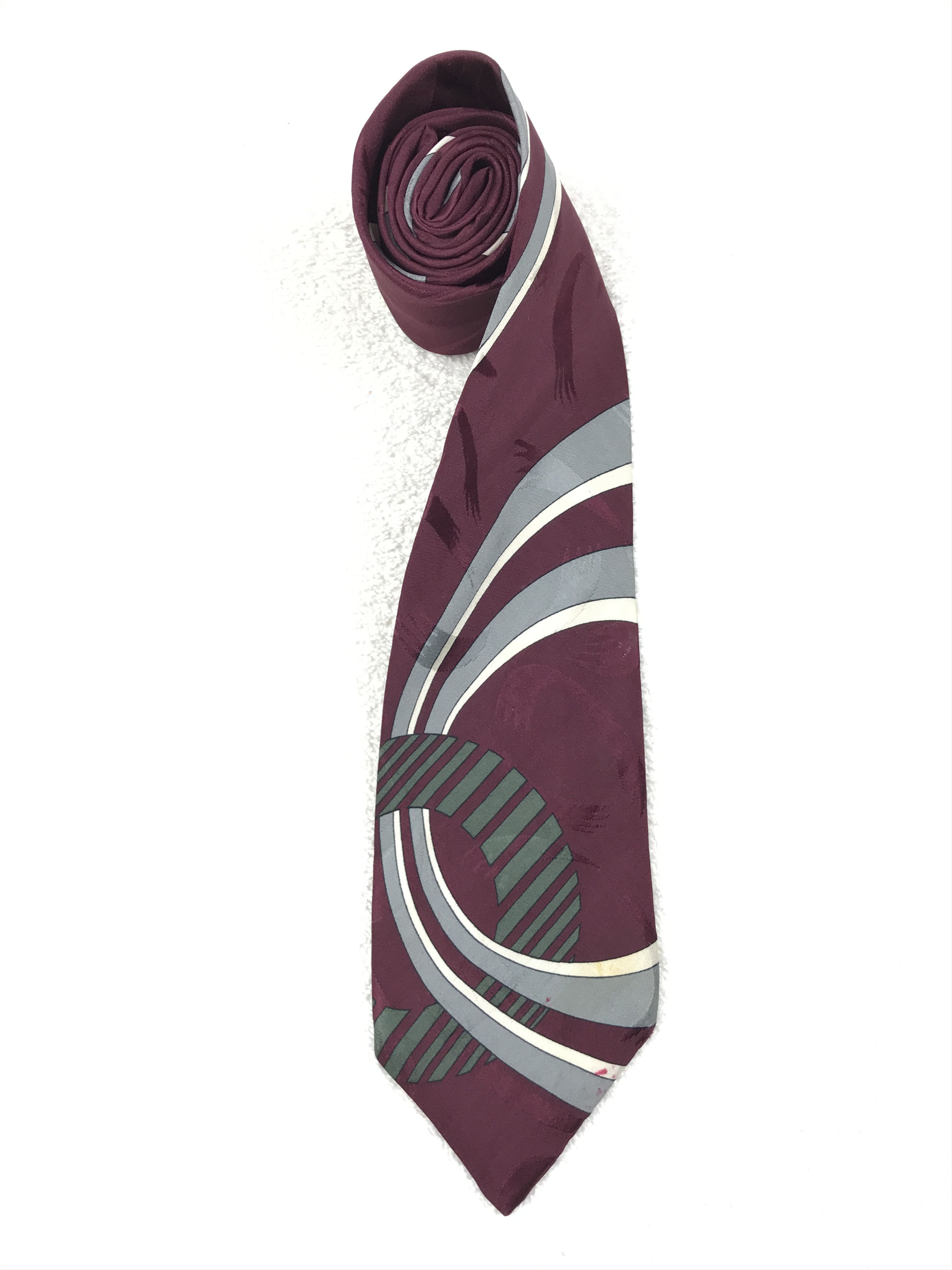 Bugatti × Designer × Vintage Vintage Bugatti Silk Necktie Size ONE SIZE - 2 Thumbnail