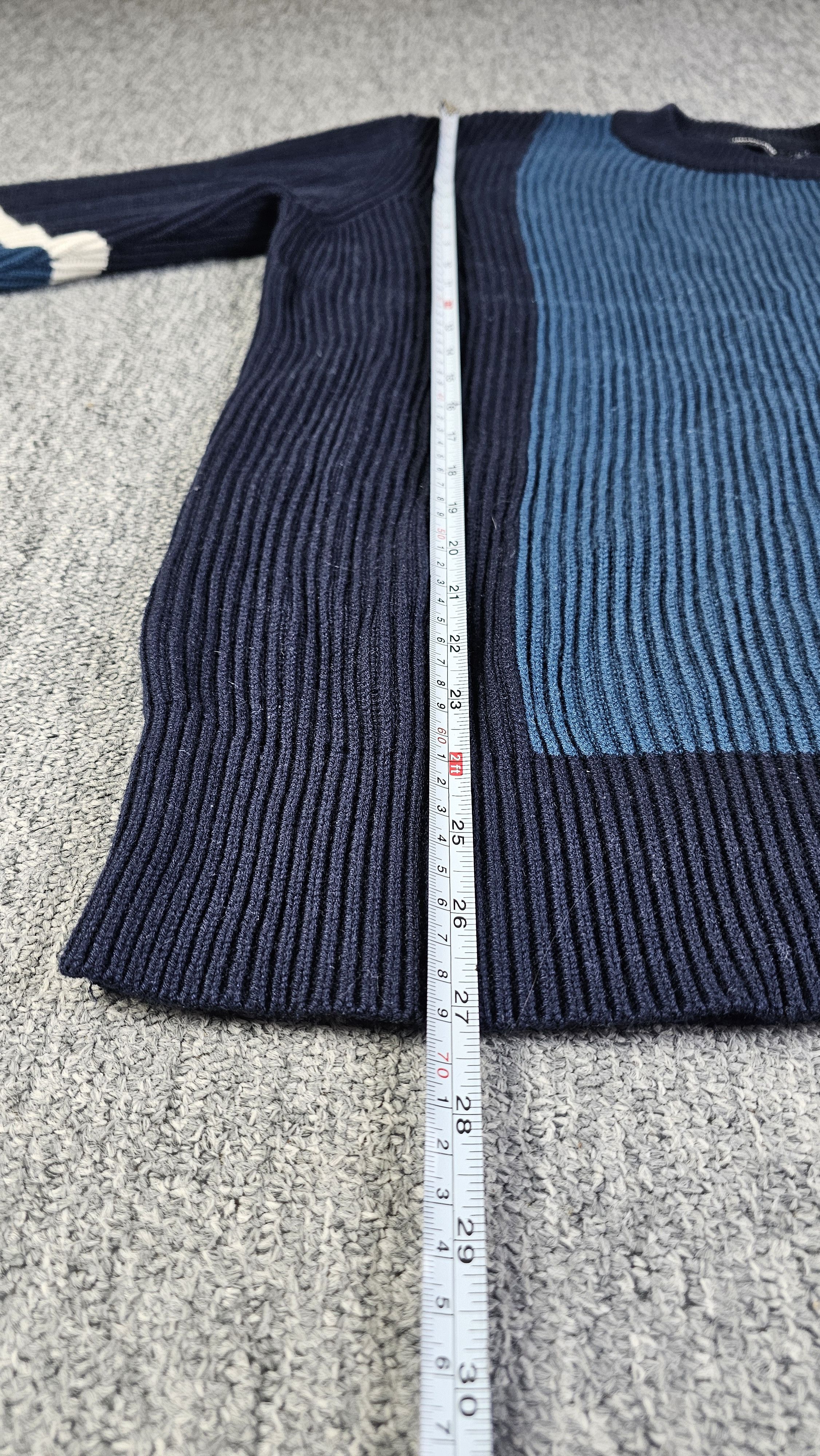 J.Lindeberg J.Lindeberg Ivan Colorblock Wool Blend Crewneck Sweater L Size US L / EU 52-54 / 3 - 7 Thumbnail