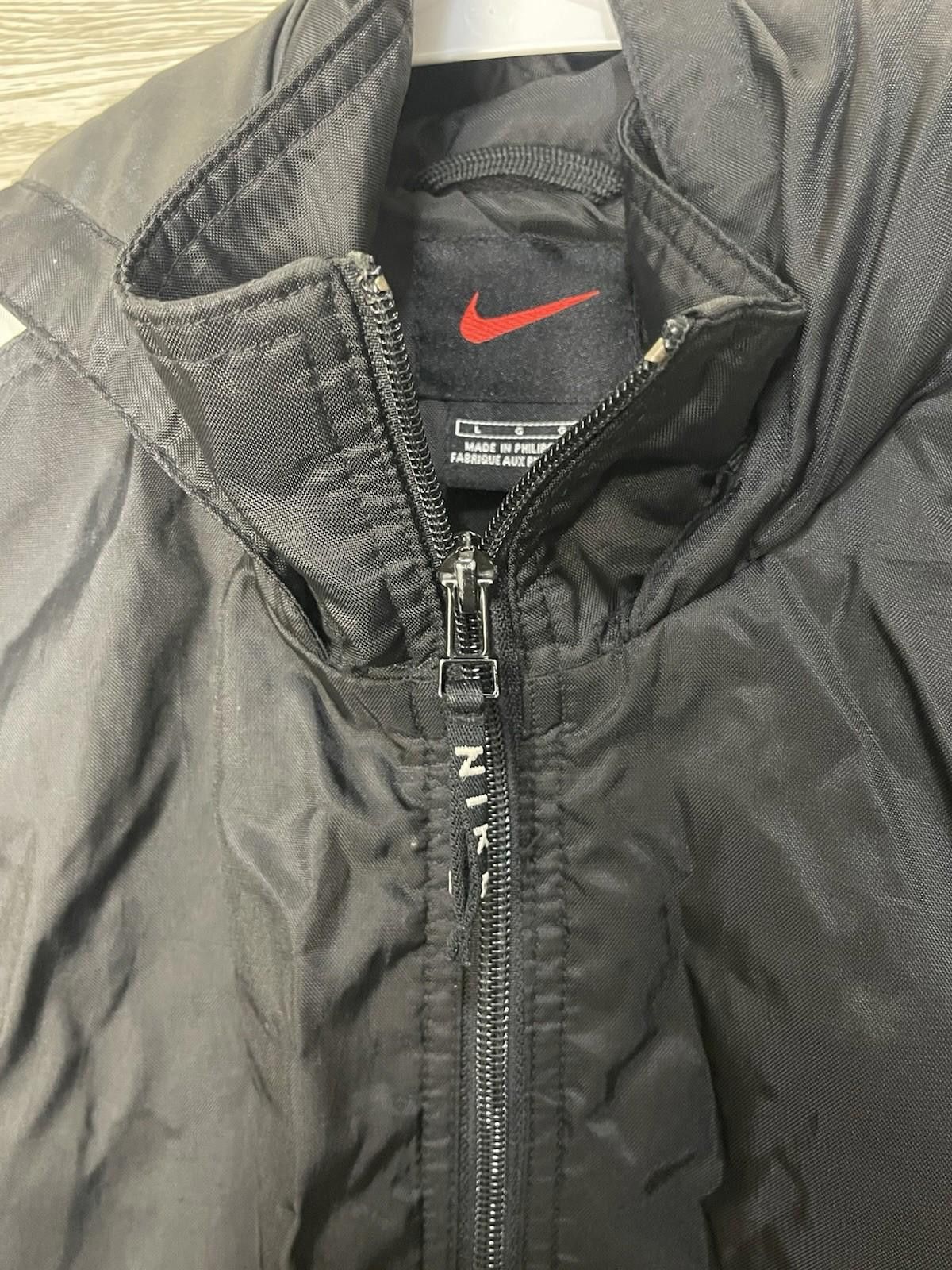 Nike Vintage Nike Air Swoosh Jacket Hoodie Black 90s Men’s Large Size US L / EU 52-54 / 3 - 4 Thumbnail